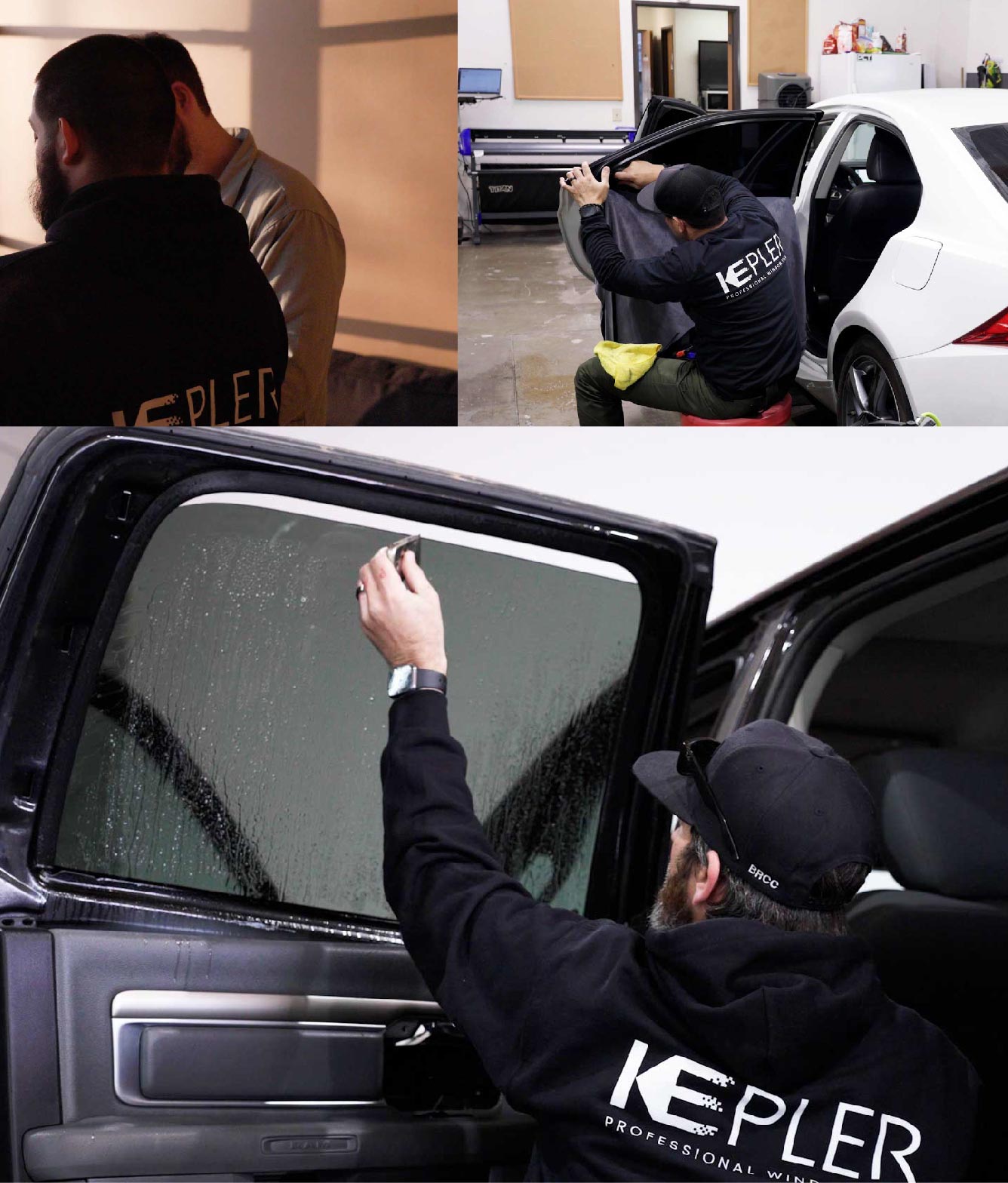 Kepler Window Tinting Specialists at Work in Mechanicsville, Virginia