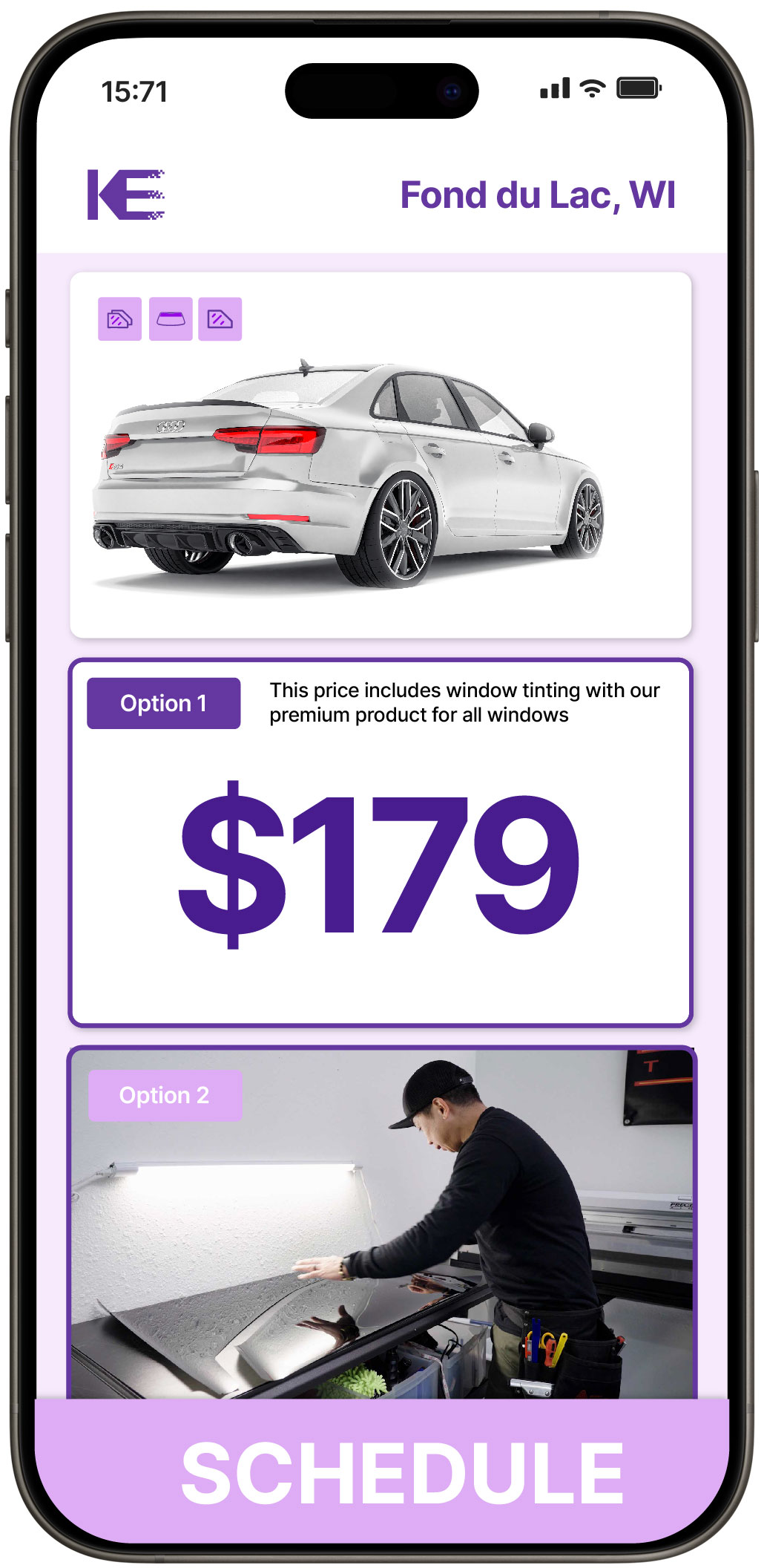 View Affordable Car Window Tinting Prices in Fond du Lac, Wisconsin