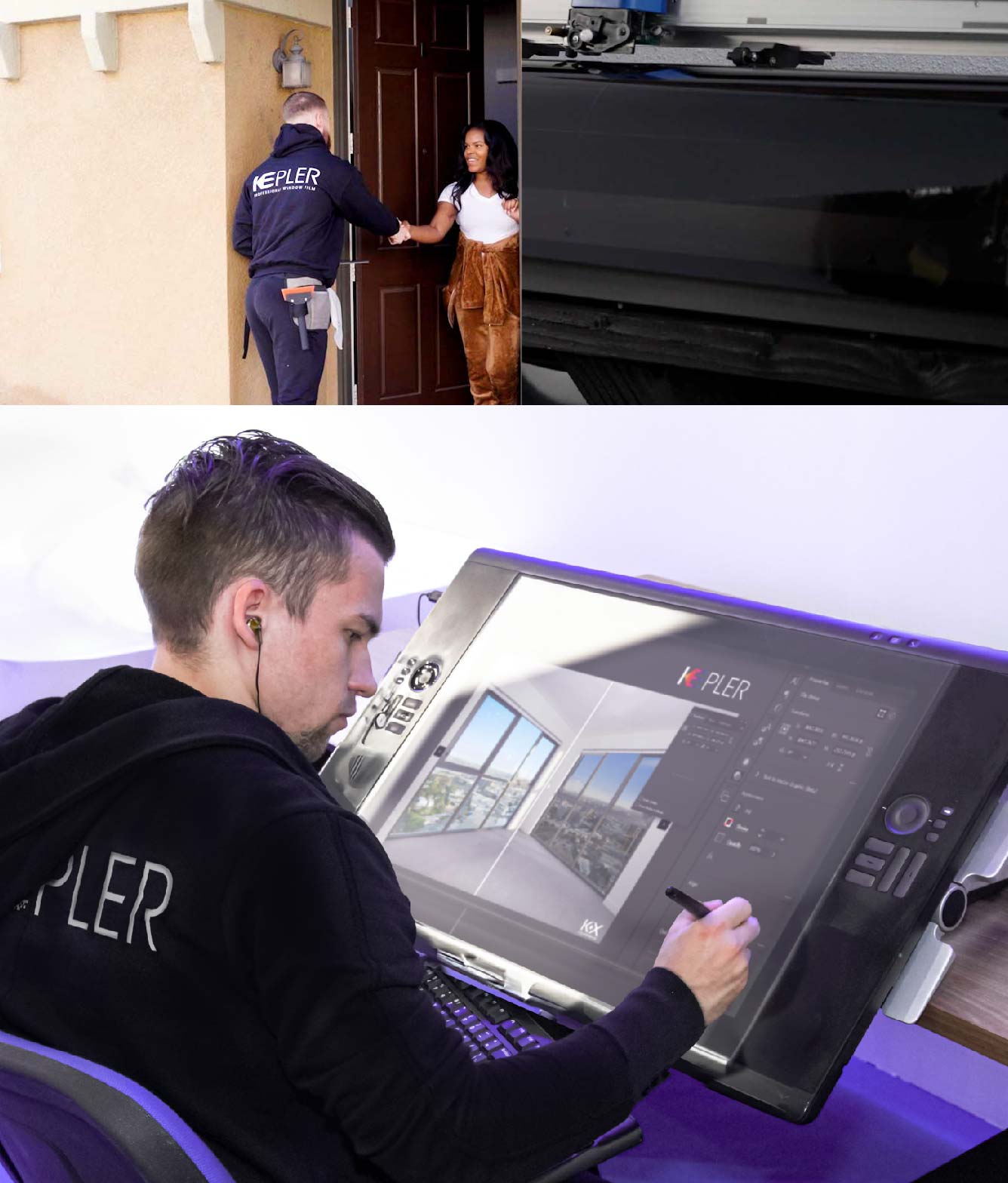 Kepler Specialist Performing Commercial Window Tinting in Winchester Winchester