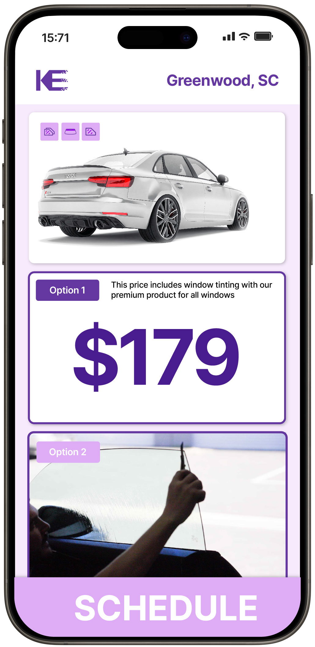 View Reasonable Car Window Tinting Prices in Greenwood, South Carolina