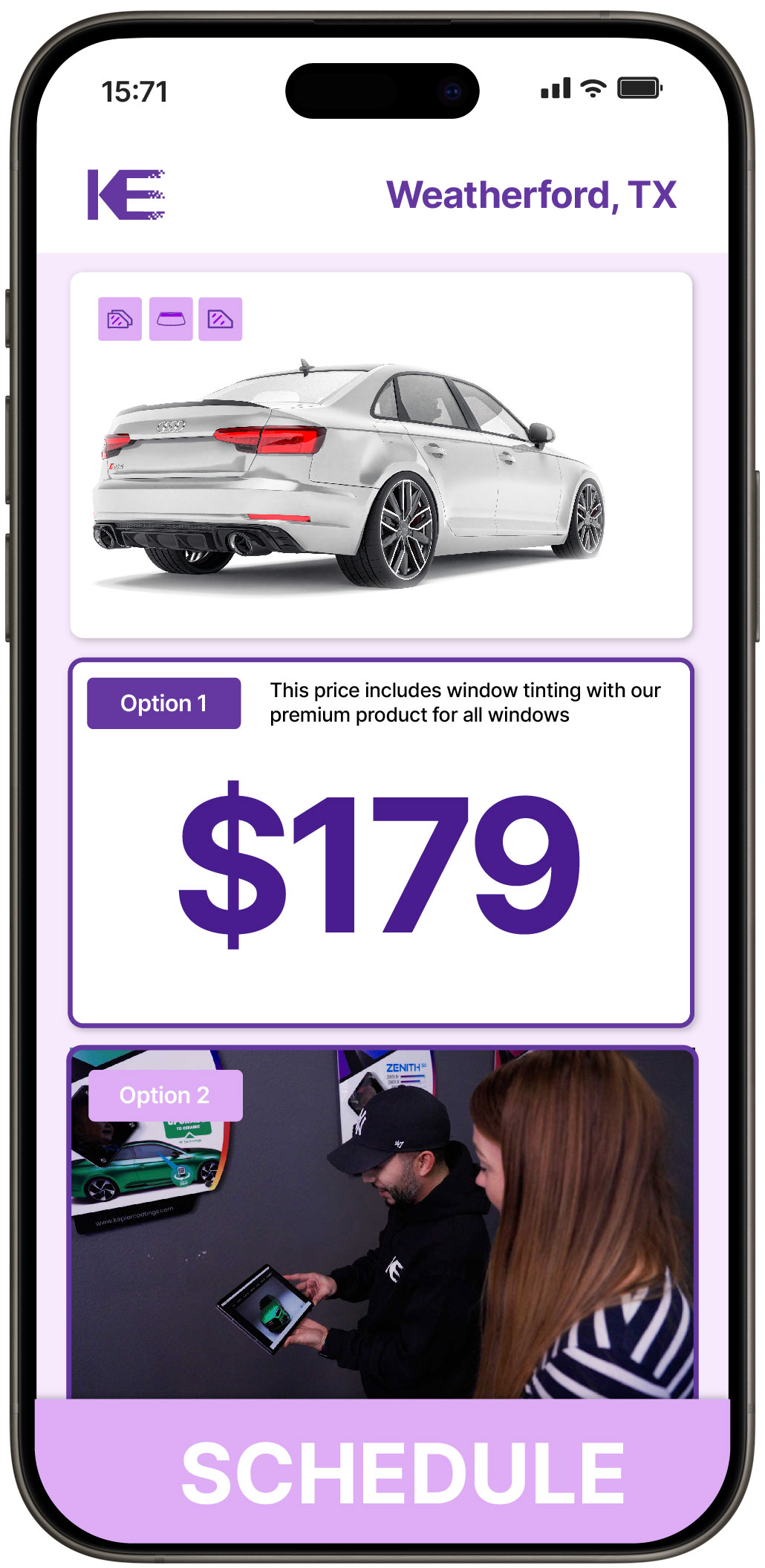 View Reasonable Car Window Tinting Rates in Weatherford, Texas