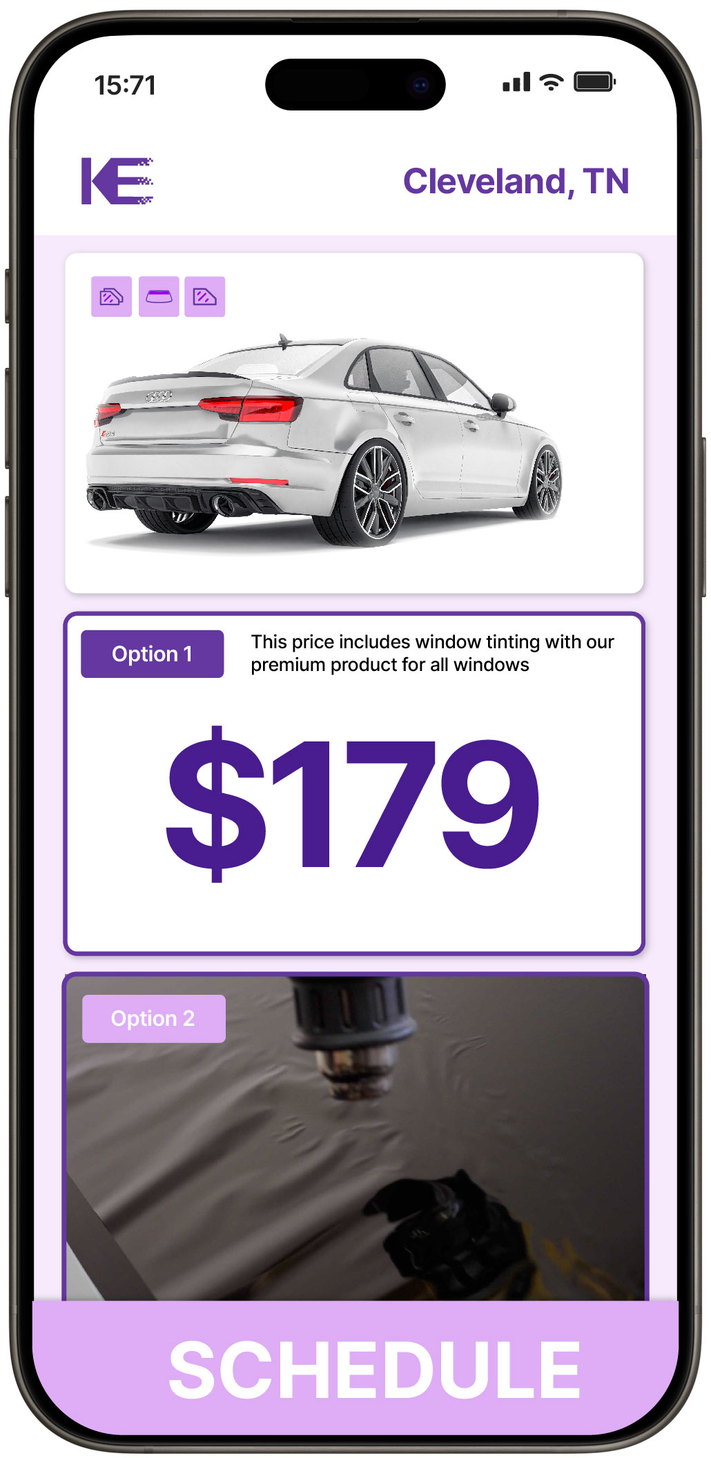 View Competitive Car Window Tinting Prices in Cleveland, Tennessee