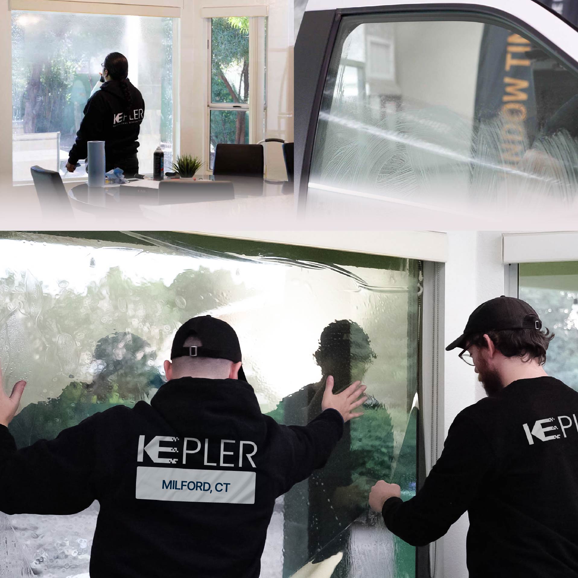 Kepler Specialist Performing Commercial Window Tinting in Milford Milford