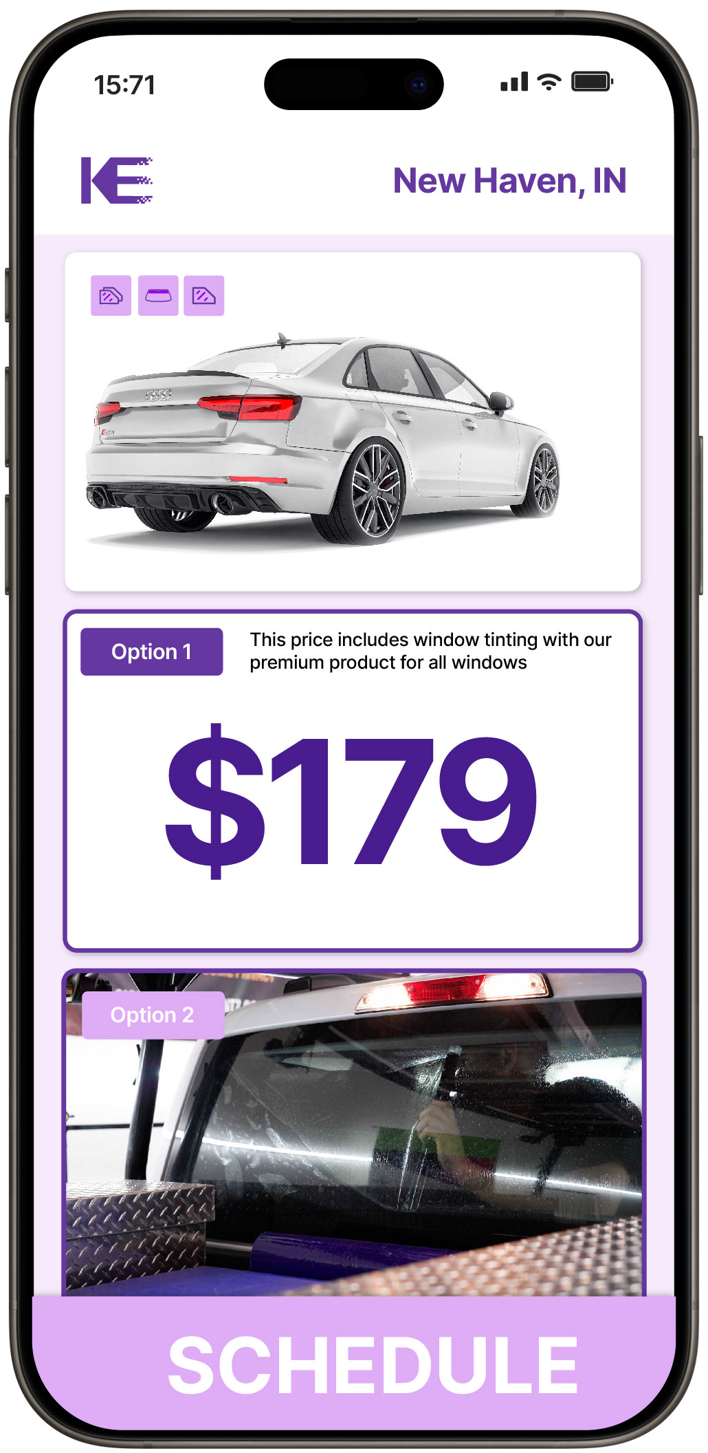 View Affordable Car Window Tinting Costs in New Haven, Indiana