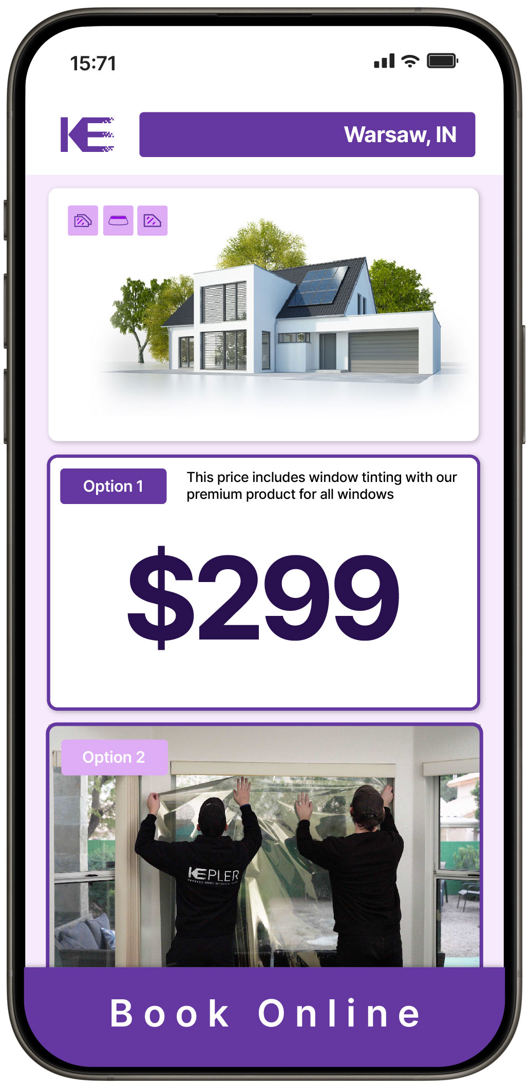 View Reasonable Home Window Tinting Costs in Warsaw, Indiana