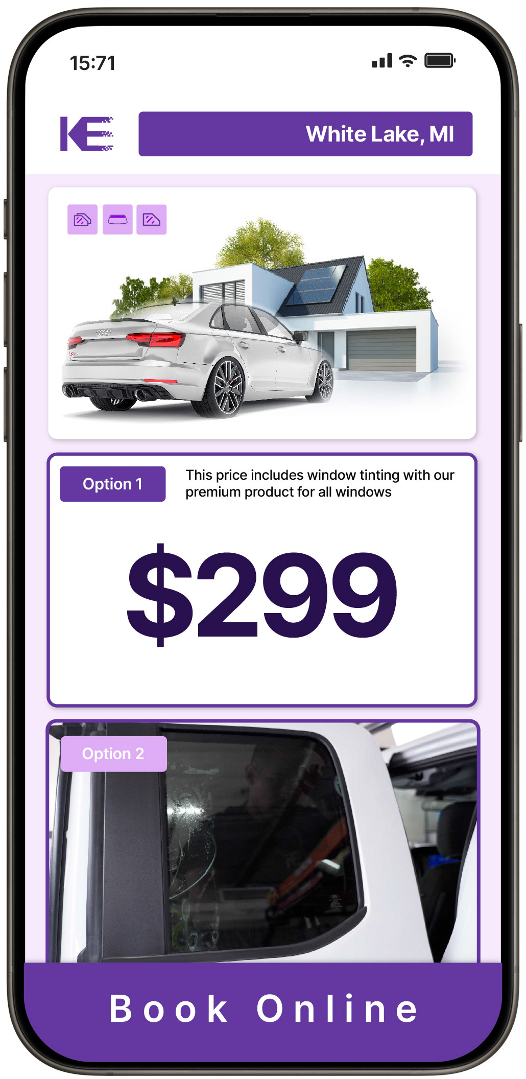 View Competitive Window Tinting Prices in White Lake, Michigan