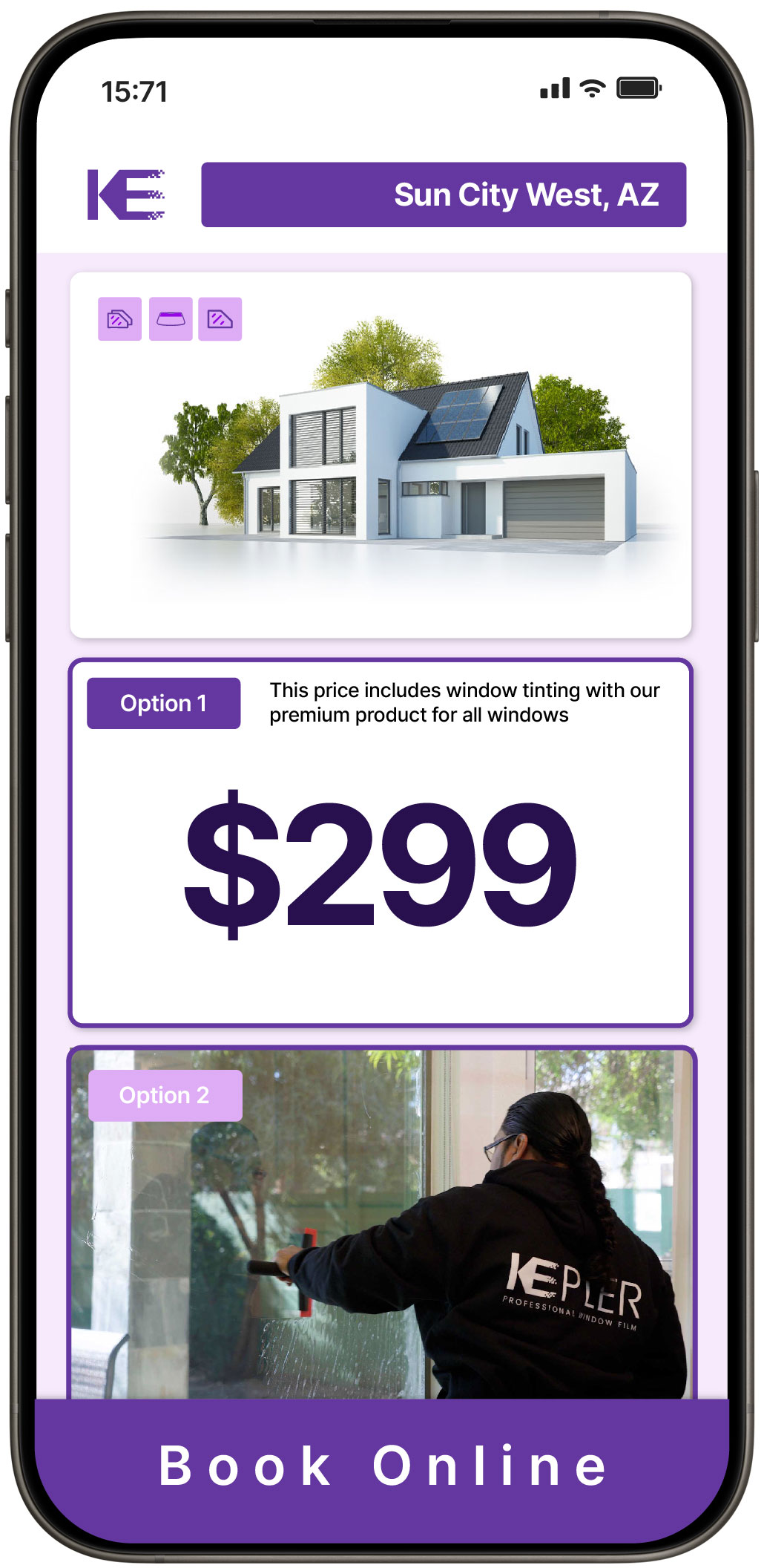 View Reasonable Home Window Tinting Rates in Sun City West, Arizona