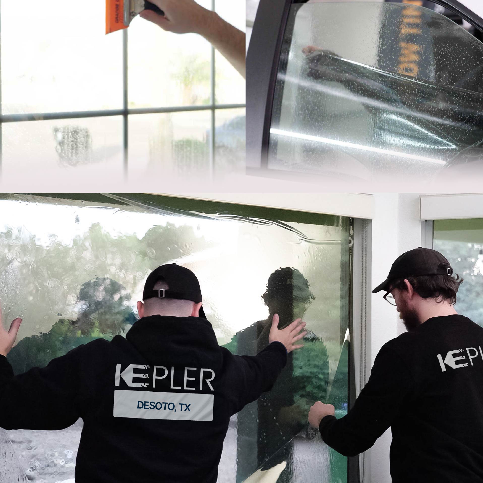 Kepler Specialist Performing Commercial Window Tinting in DeSoto DeSoto