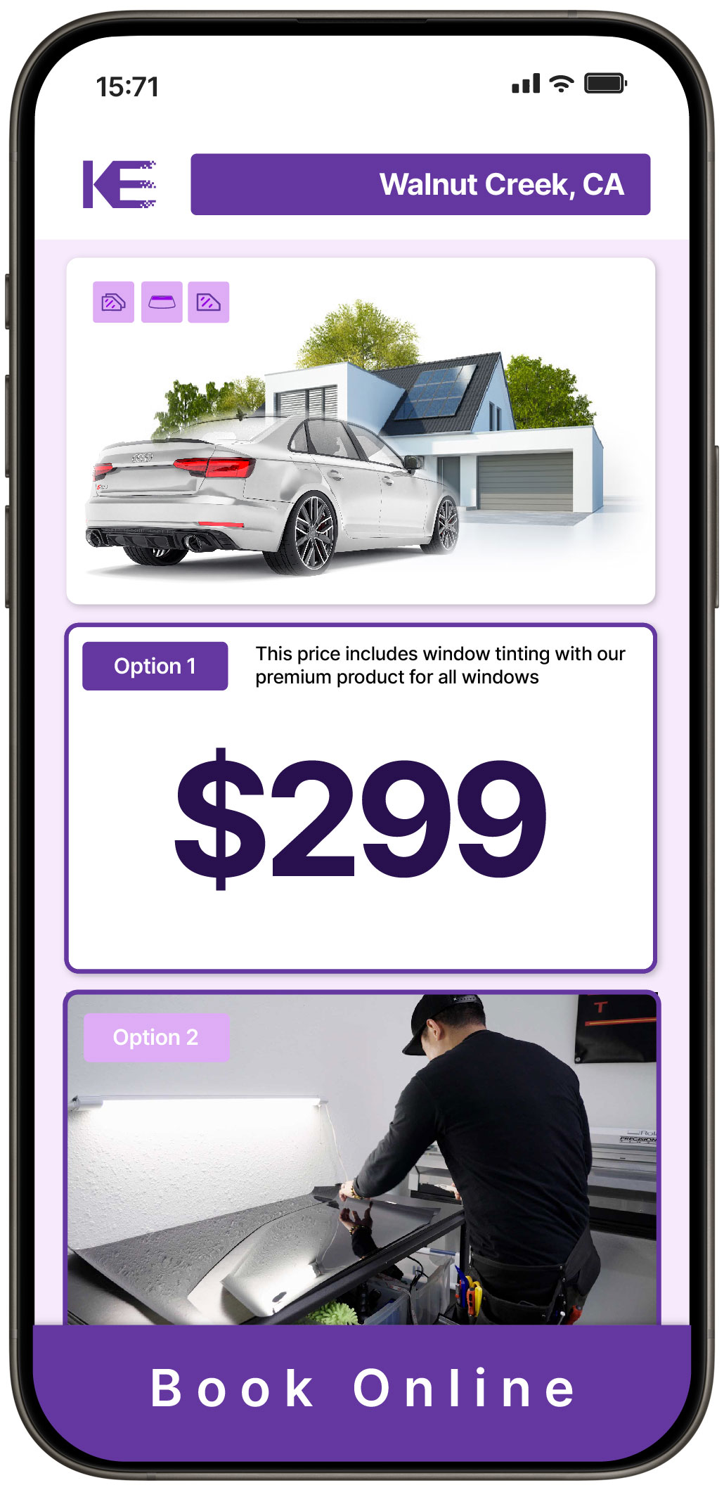 View Competitive Window Tinting Prices in Walnut Creek, California