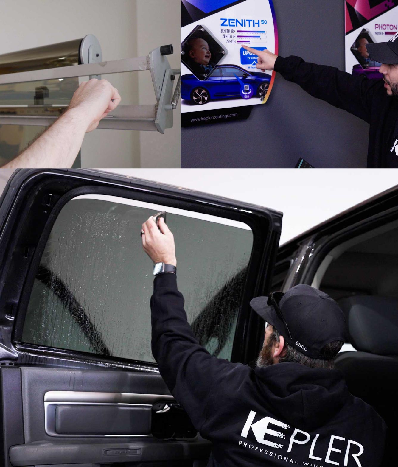 Kepler Window Tinting Specialists at Work in Ottumwa, Iowa