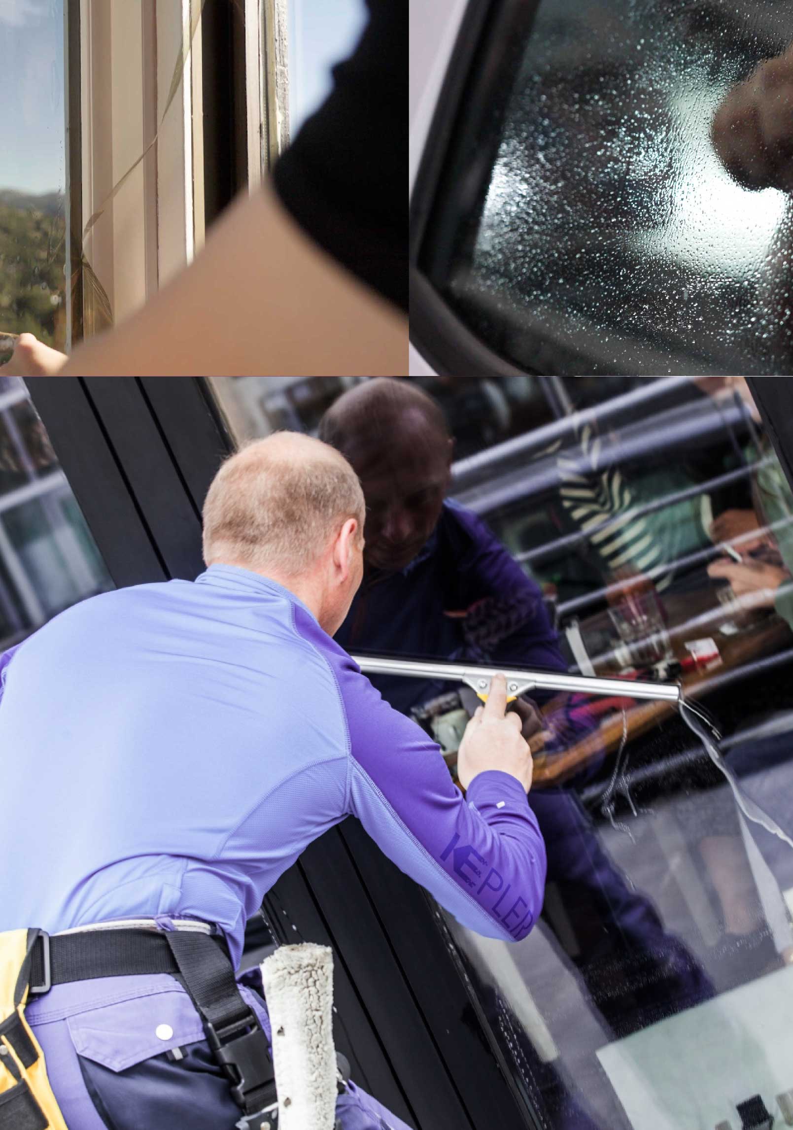 Kepler Expert Applying Anti-Graffiti Window Film to a Berea Shop Front