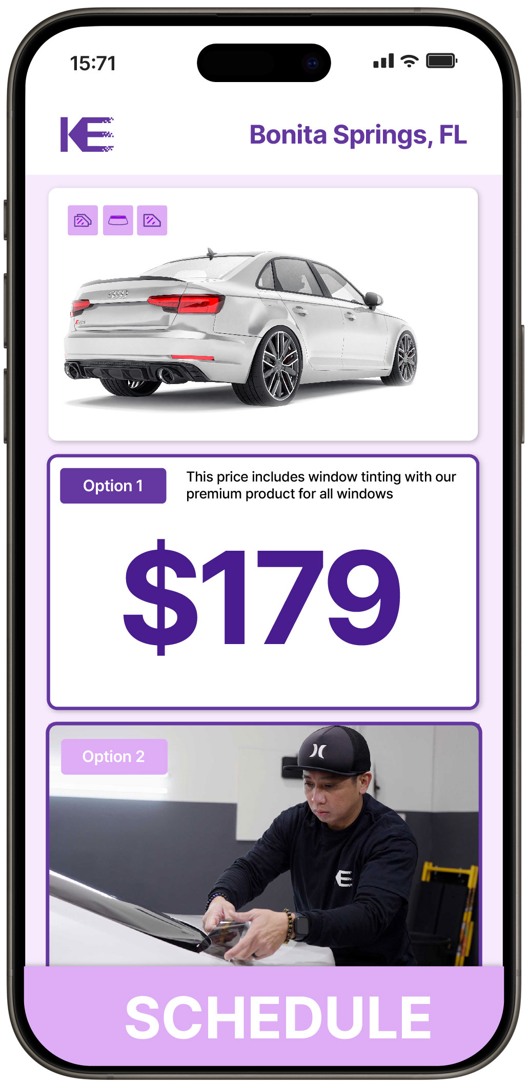 View Competitive Car Window Tinting Prices in Bonita Springs, Florida