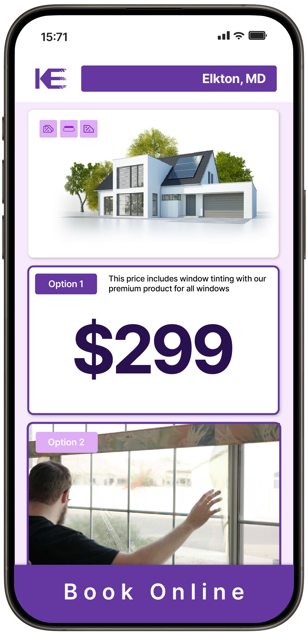 View Competitive Home Window Tinting Rates in Elkton, Maryland