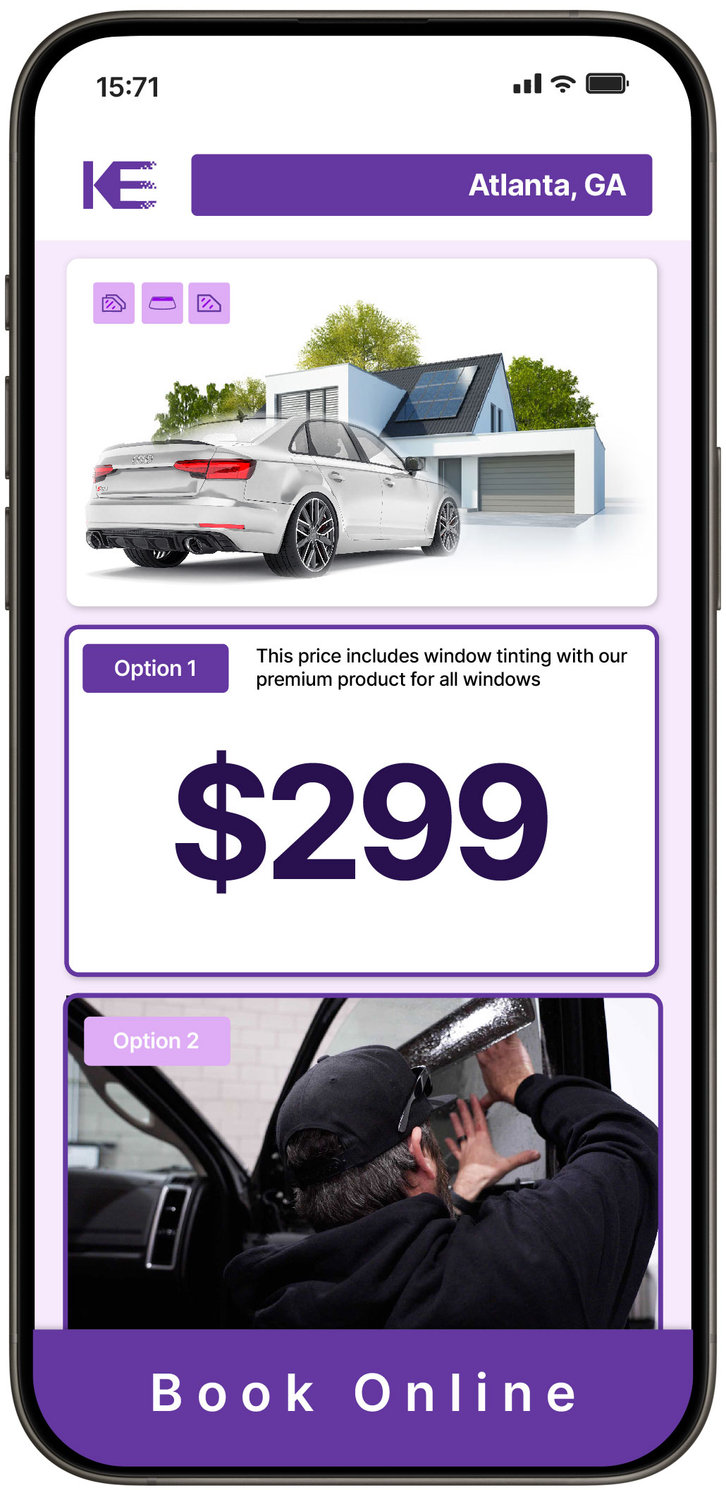 View Competitive Window Tinting Prices in Atlanta, Georgia