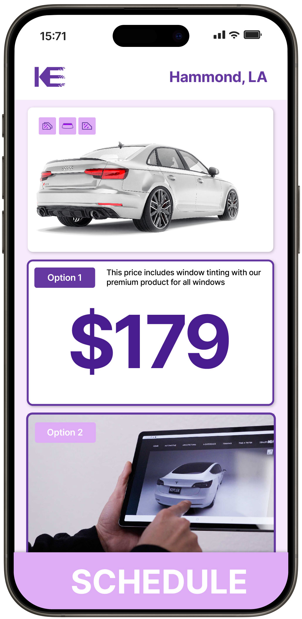 View Reasonable Car Window Tinting Prices in Hammond, Louisiana