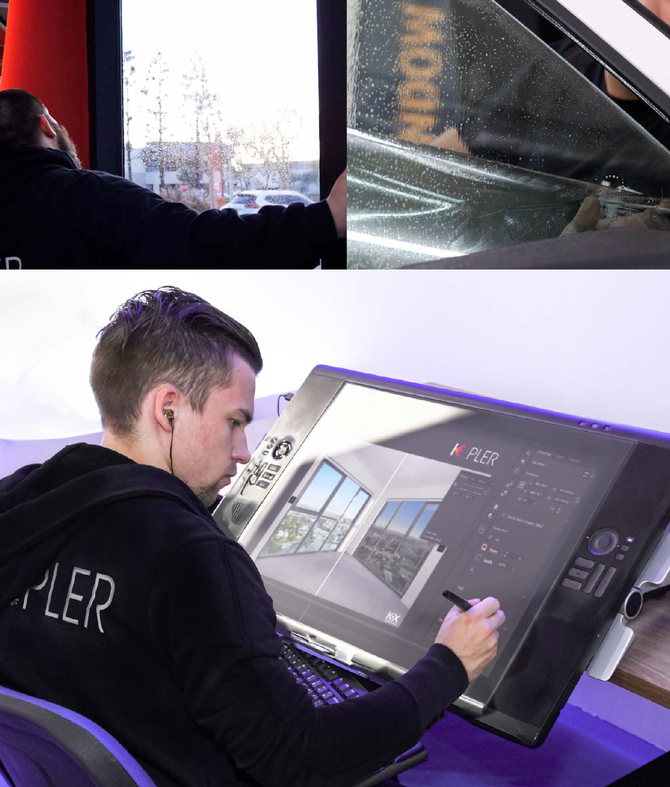 Kepler Specialist Performing Commercial Window Tinting in DeLand DeLand