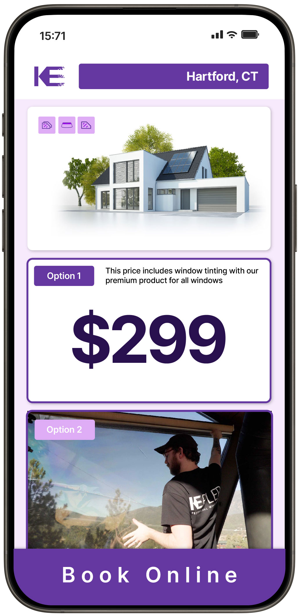 View Competitive Home Window Tinting Prices in Hartford, Connecticut