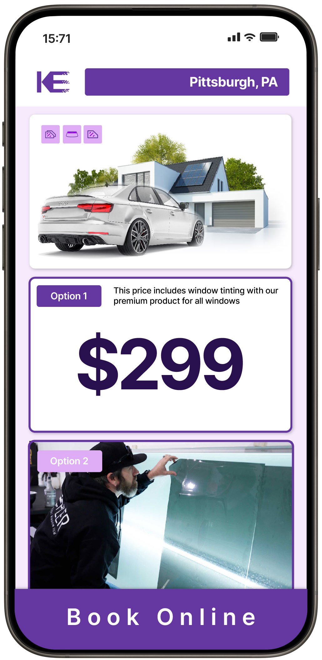 View Competitive Window Tinting Prices in Pittsburgh, Pennsylvania