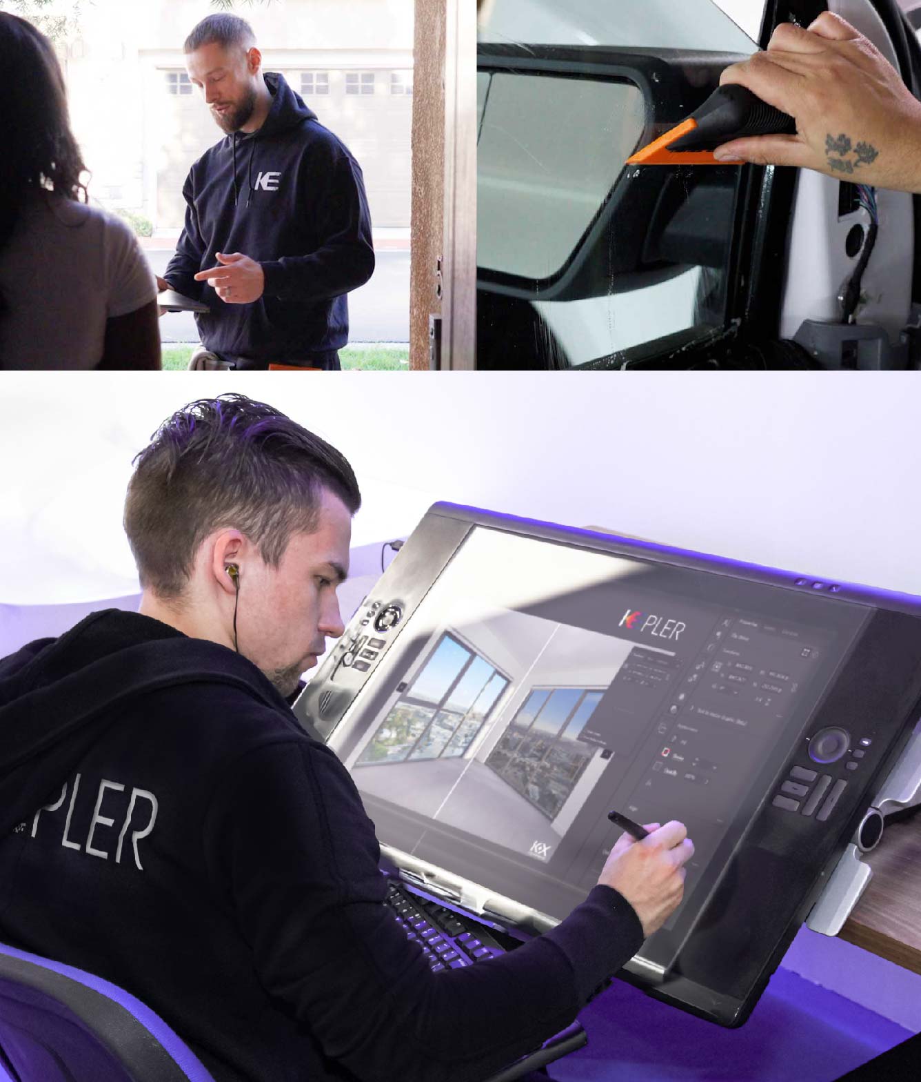 Kepler Specialist Performing Commercial Window Tinting in Roswell Roswell