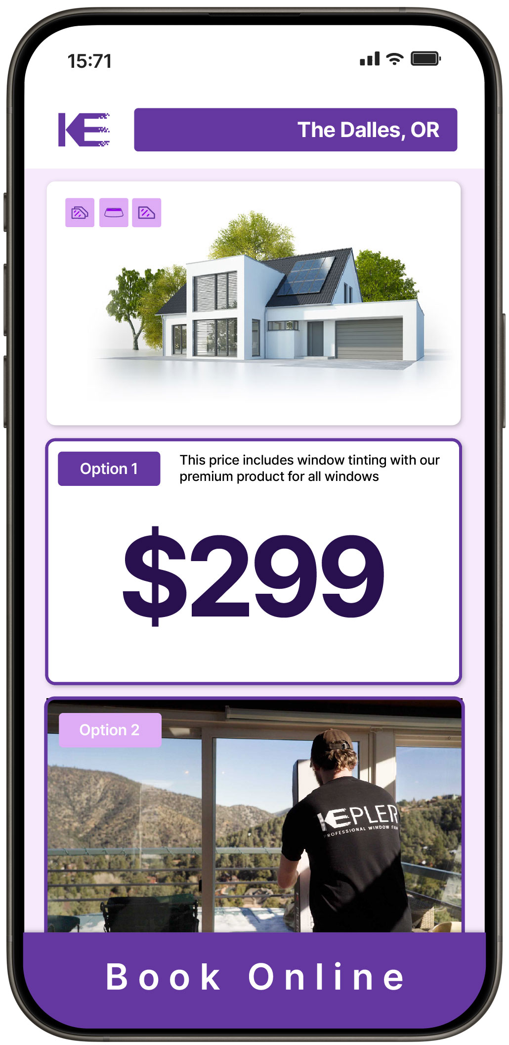 View Affordable Home Window Tinting Rates in The Dalles, Oregon