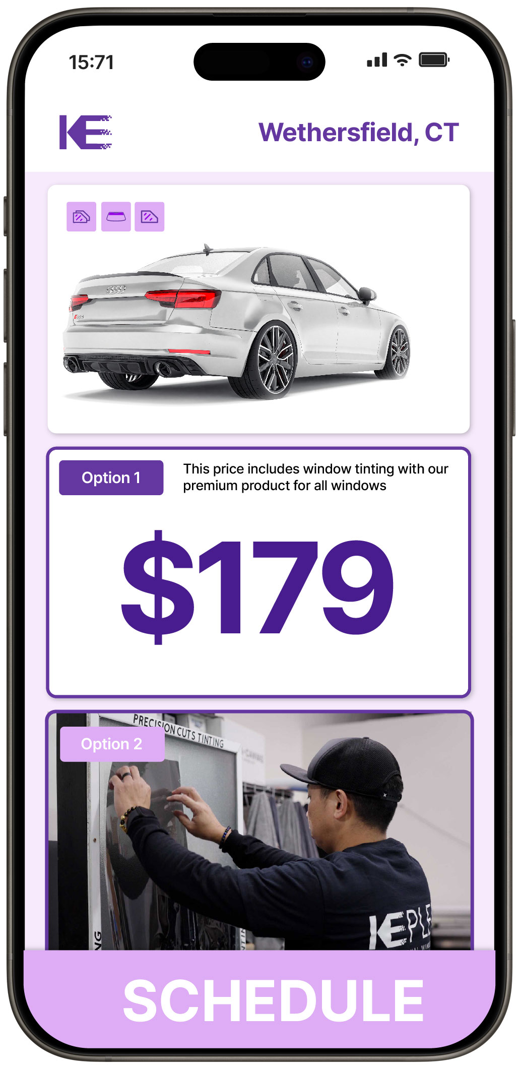 View Reasonable Car Window Tinting Costs in Wethersfield, Connecticut