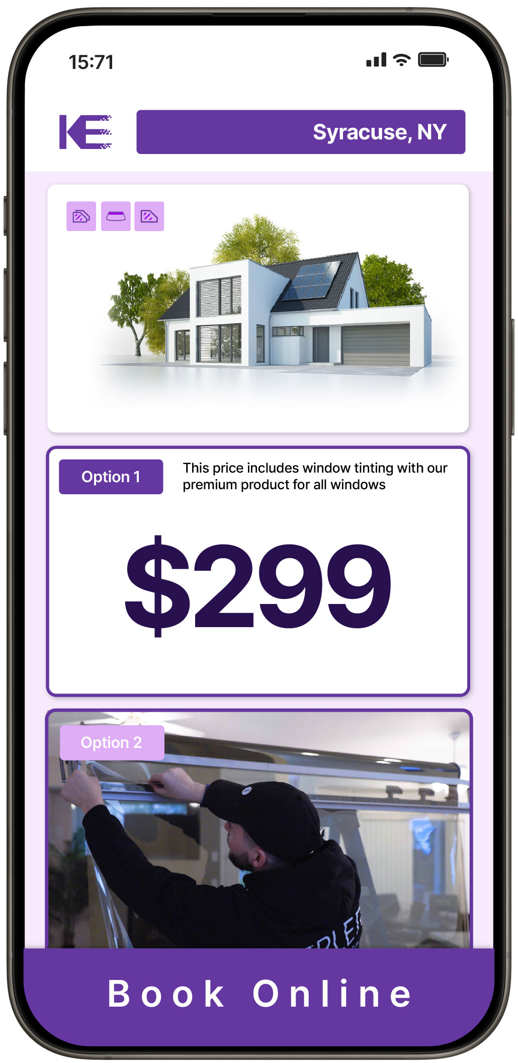 View Competitive Home Window Tinting Costs in Syracuse, New York