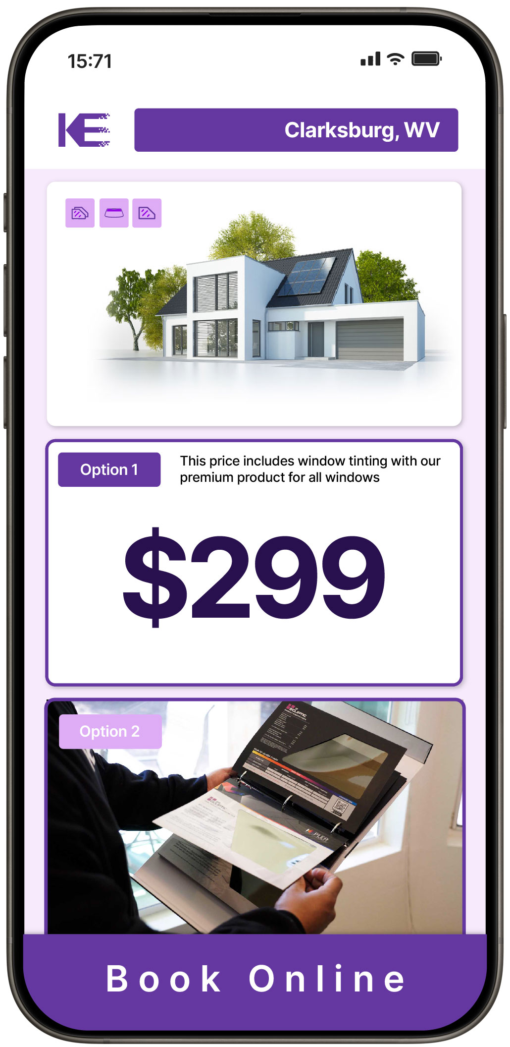 View Affordable Home Window Tinting Prices in Clarksburg, West Virginia