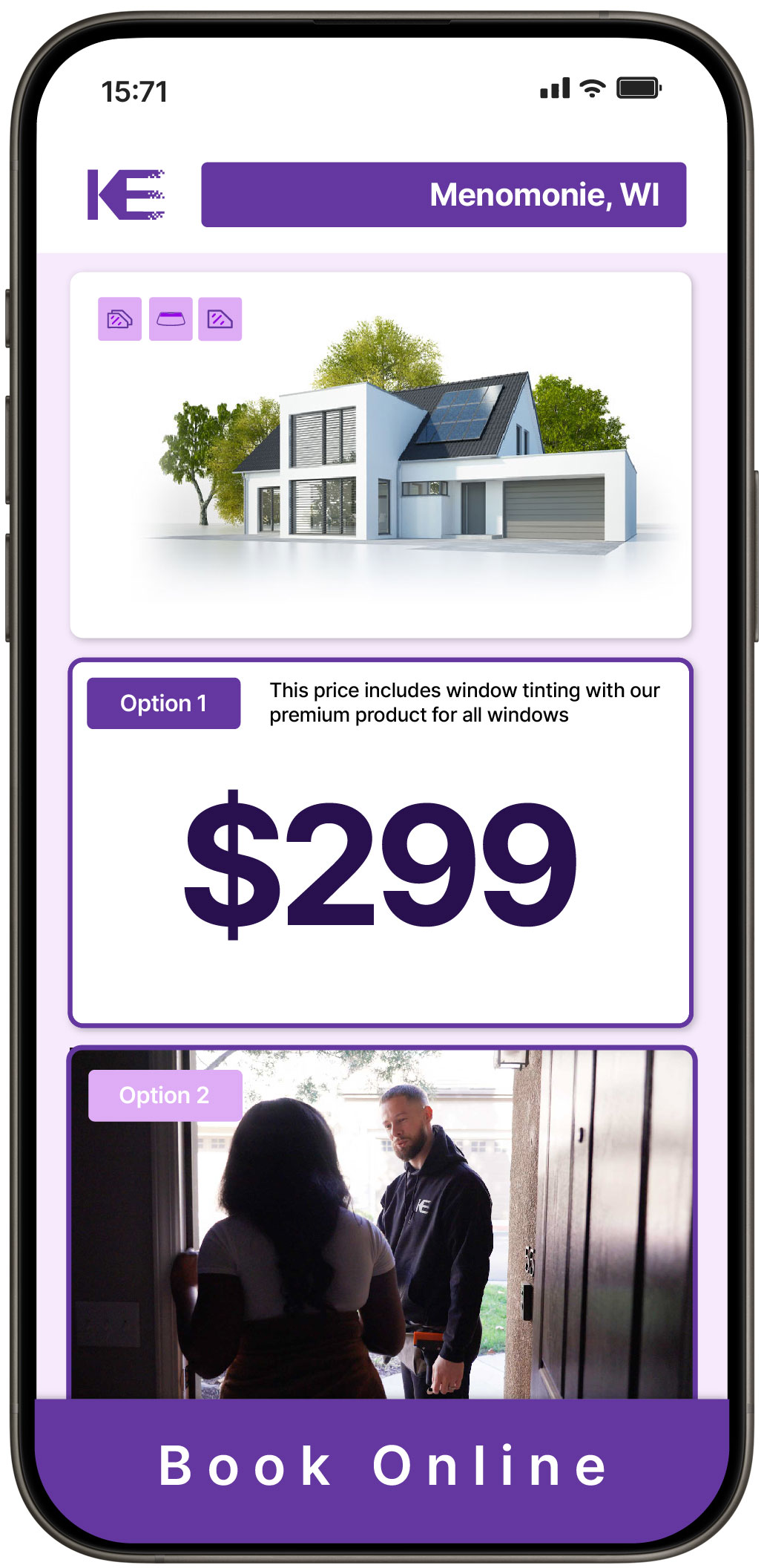 View Competitive Home Window Tinting Costs in Menomonie, Wisconsin