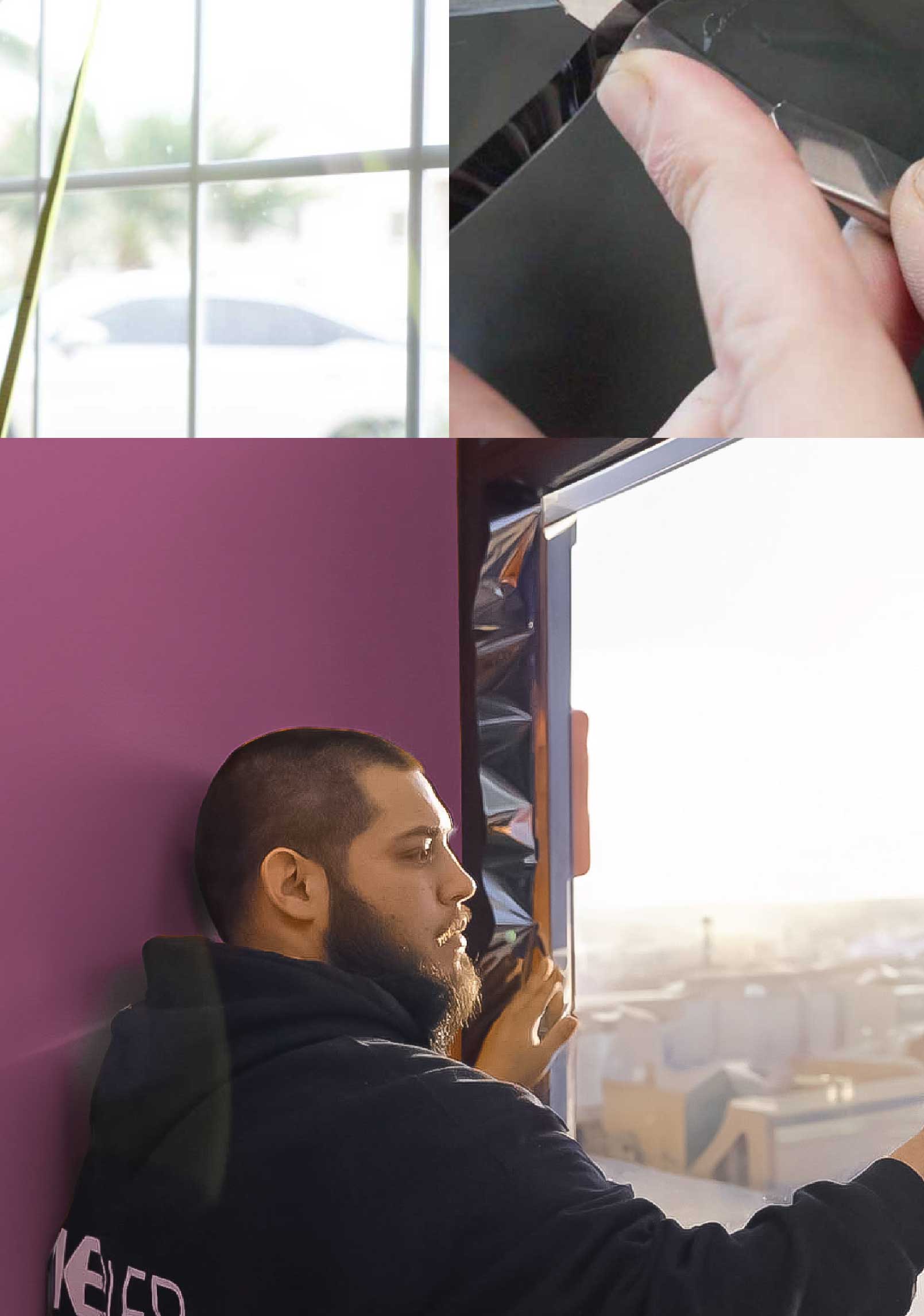 Kepler Specialist Installing Security Window Film in Southfield Michigan