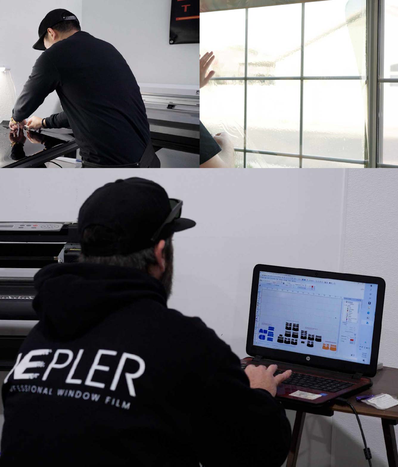 Ceramic Window Tinting Expert Cutting Film in Tifton, Georgia