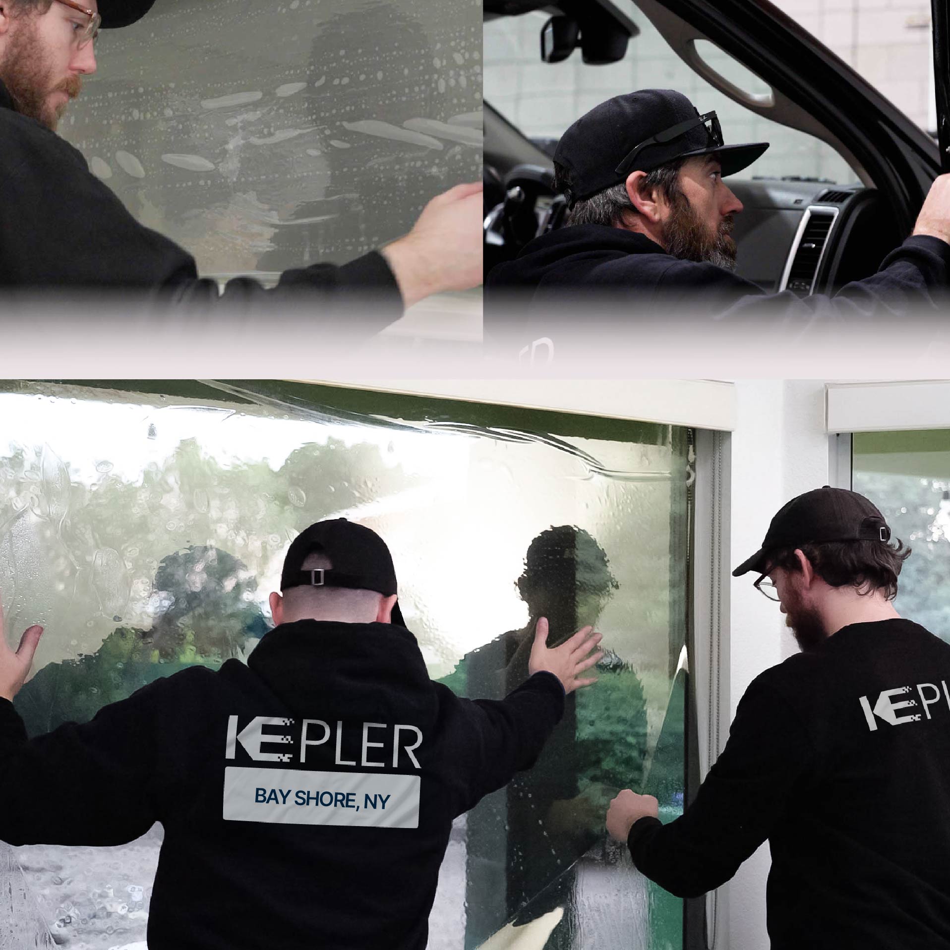 Kepler Specialist Performing Commercial Window Tinting in Bay Shore Bay Shore