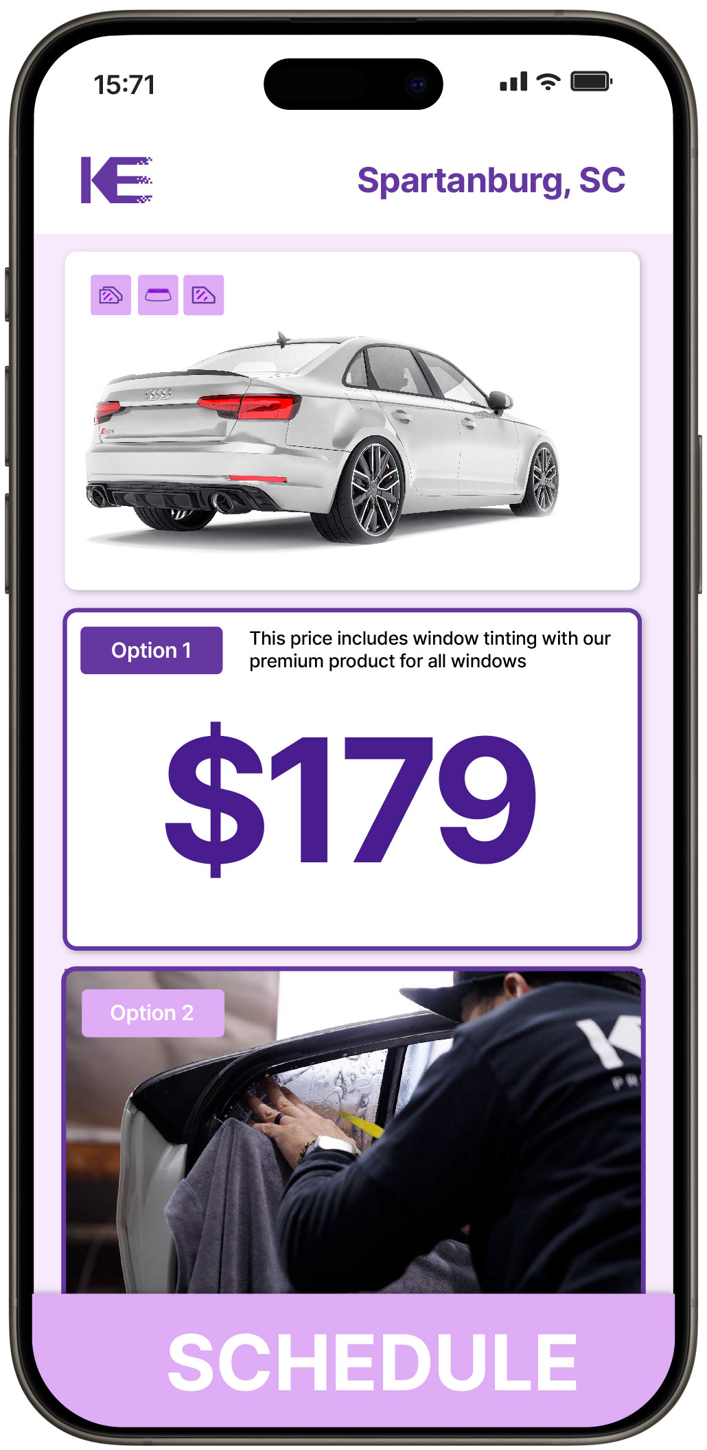 View Reasonable Car Window Tinting Rates in Spartanburg, South Carolina