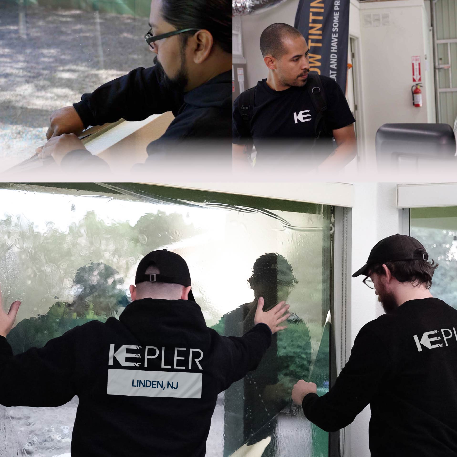 Kepler Specialist Performing Commercial Window Tinting in Linden Linden