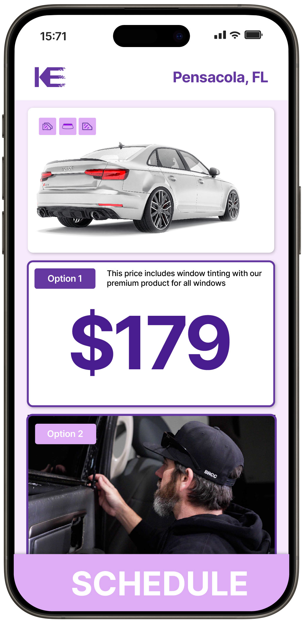 View Competitive Car Window Tinting Rates in Pensacola, Florida