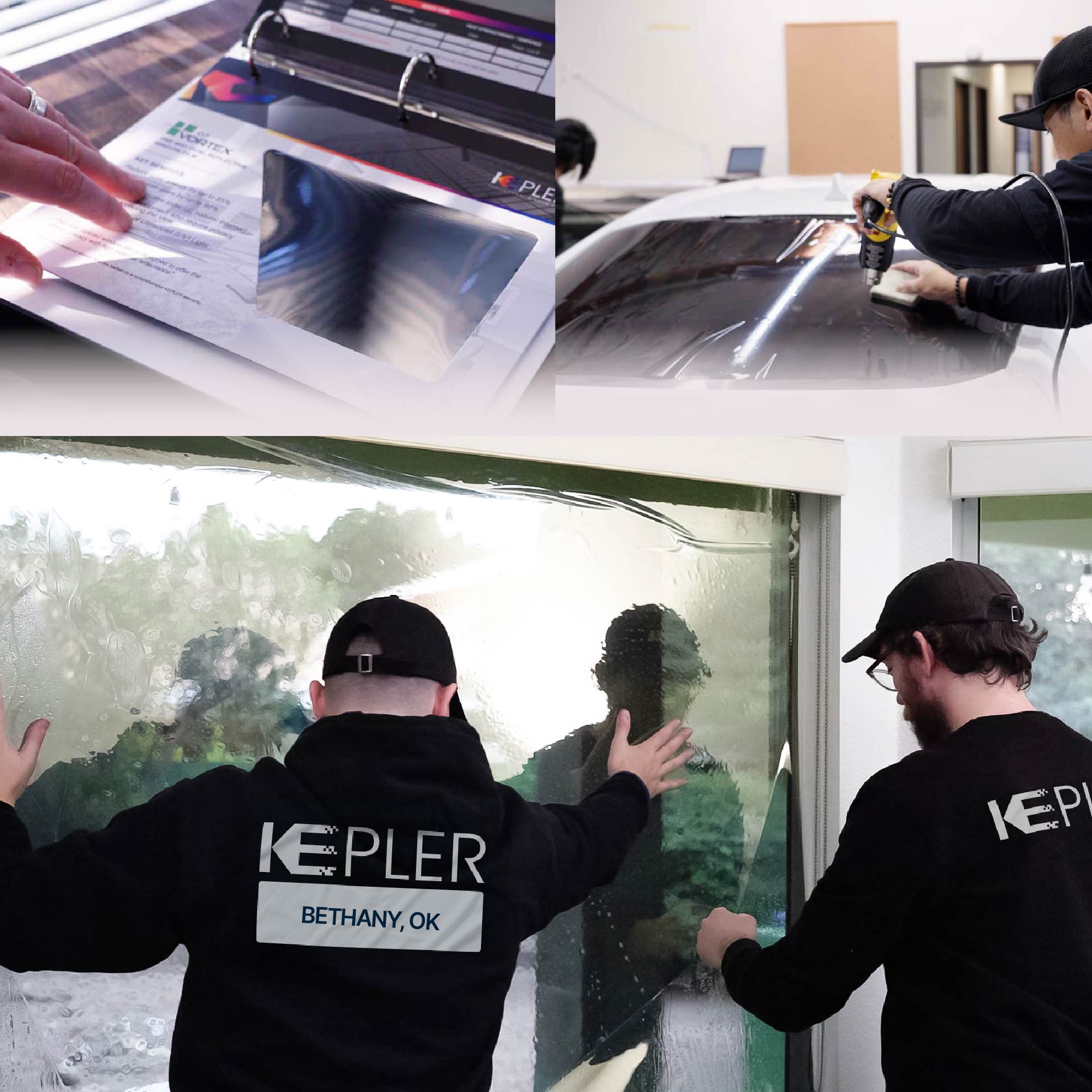 Kepler Specialist Performing Commercial Window Tinting in Bethany Bethany