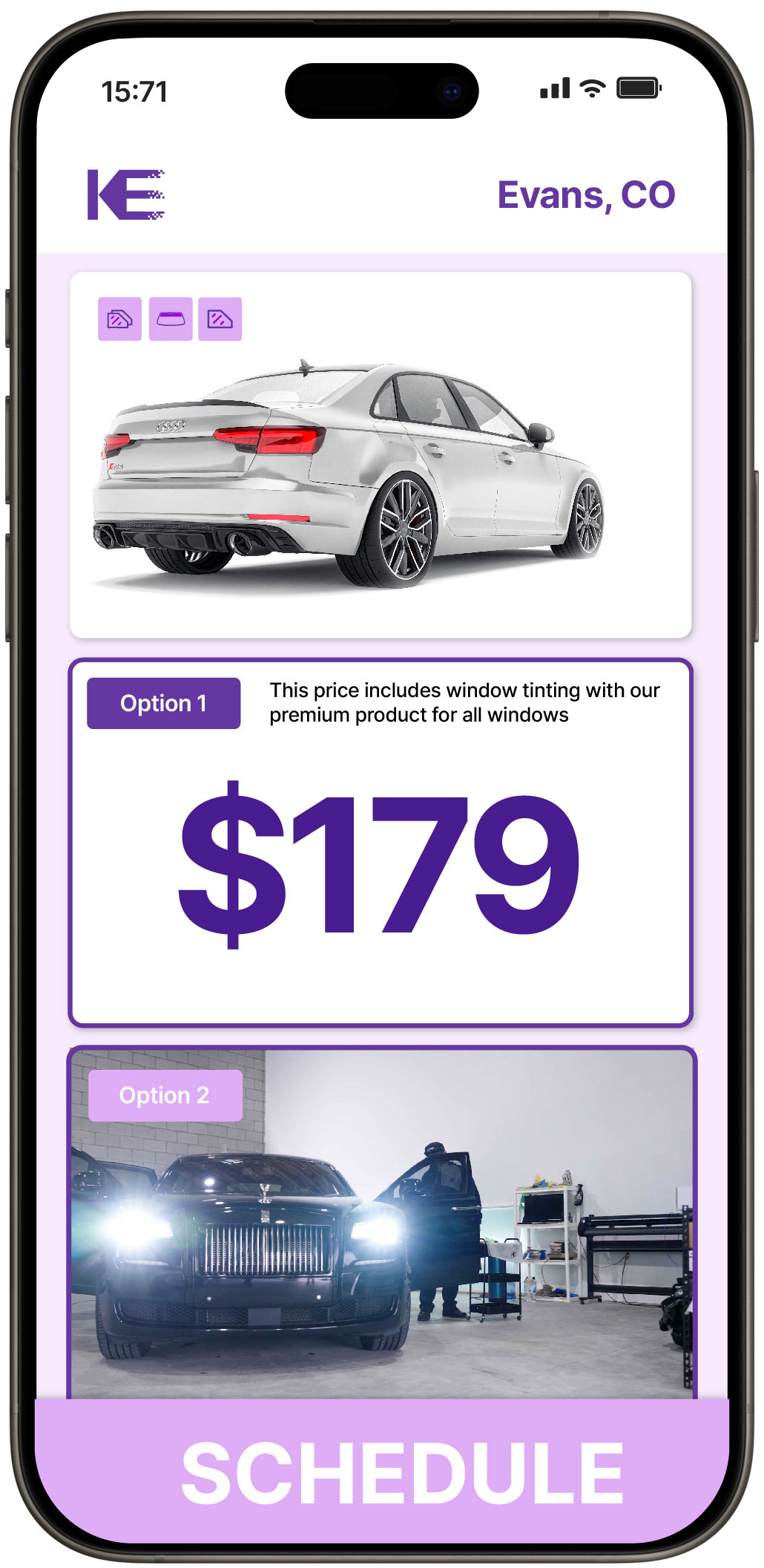 View Affordable Car Window Tinting Prices in Evans, Colorado