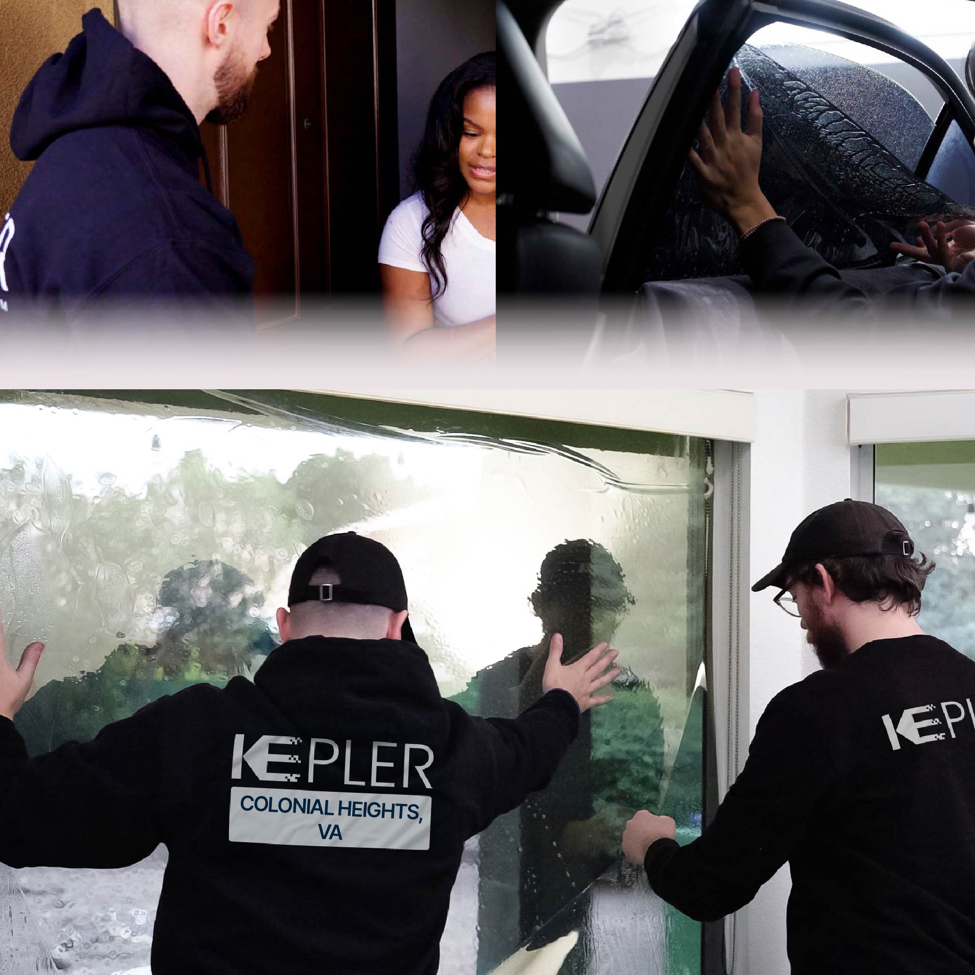 Kepler Specialist Performing Commercial Window Tinting in Colonial Heights Colonial Heights