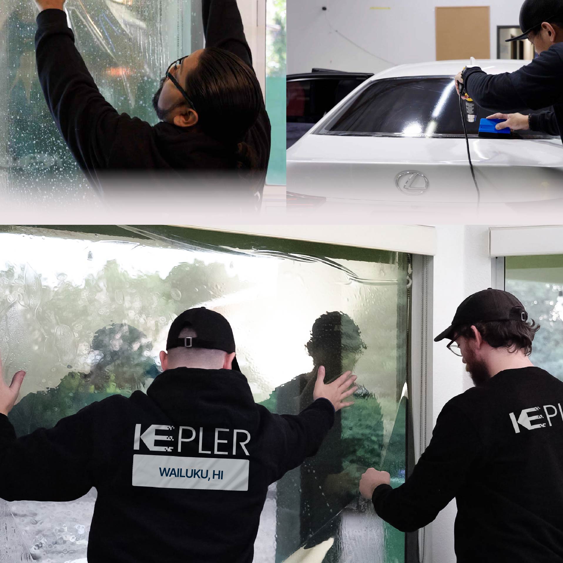 Kepler Specialist Performing Commercial Window Tinting in Wailuku Wailuku