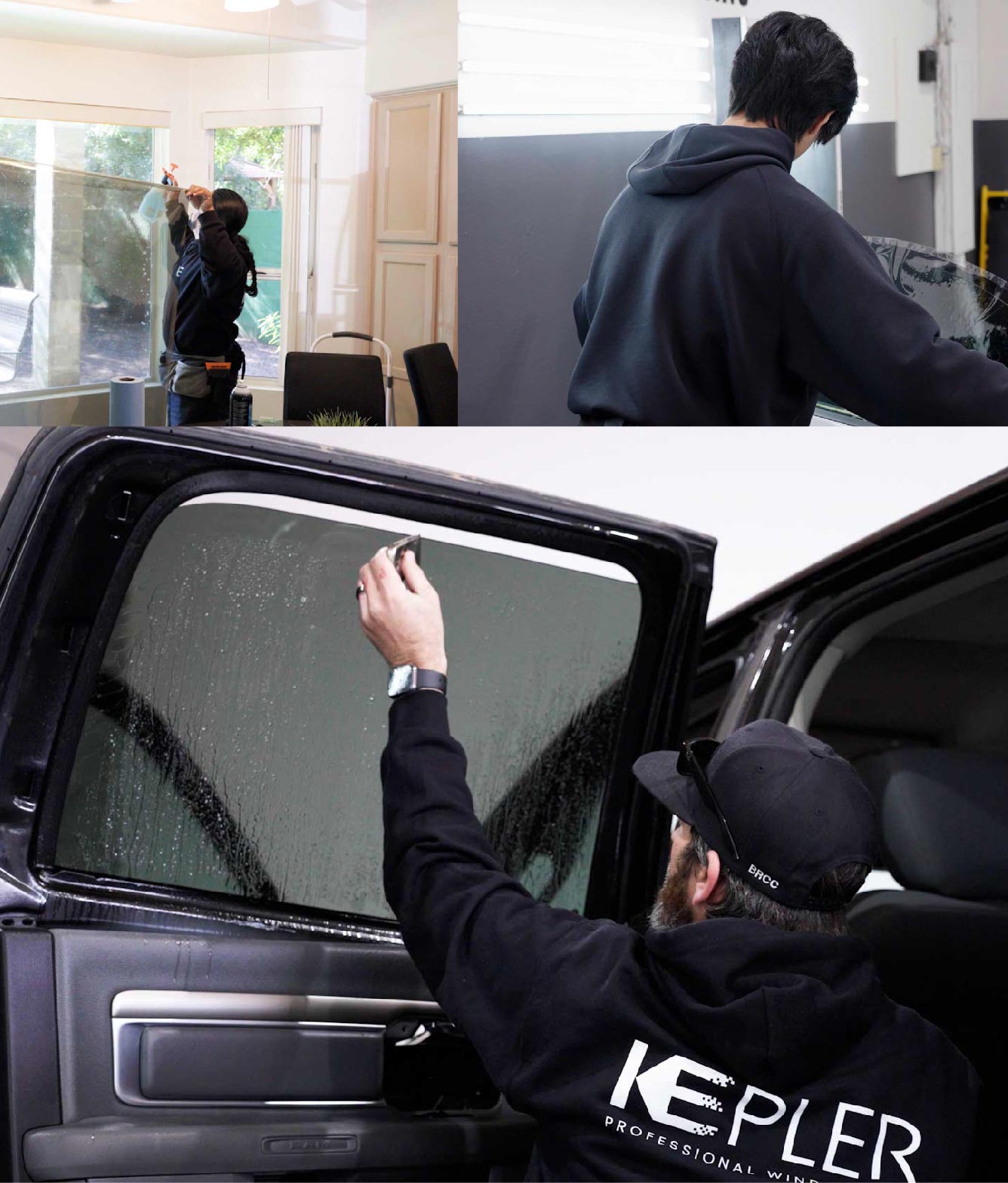Kepler Window Tinting Specialists at Work in Hendersonville, Tennessee