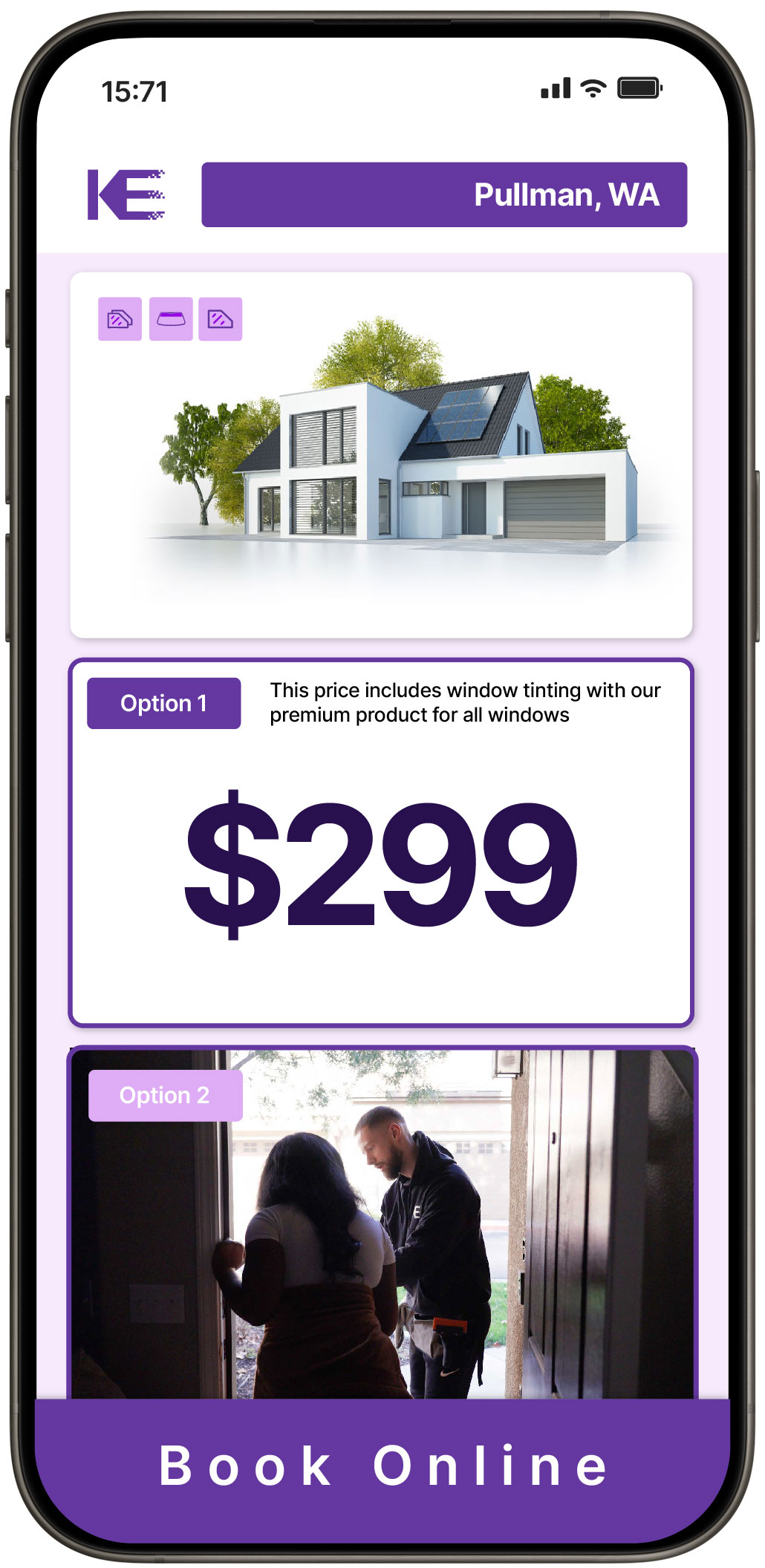 View Competitive Home Window Tinting Prices in Pullman, Washington