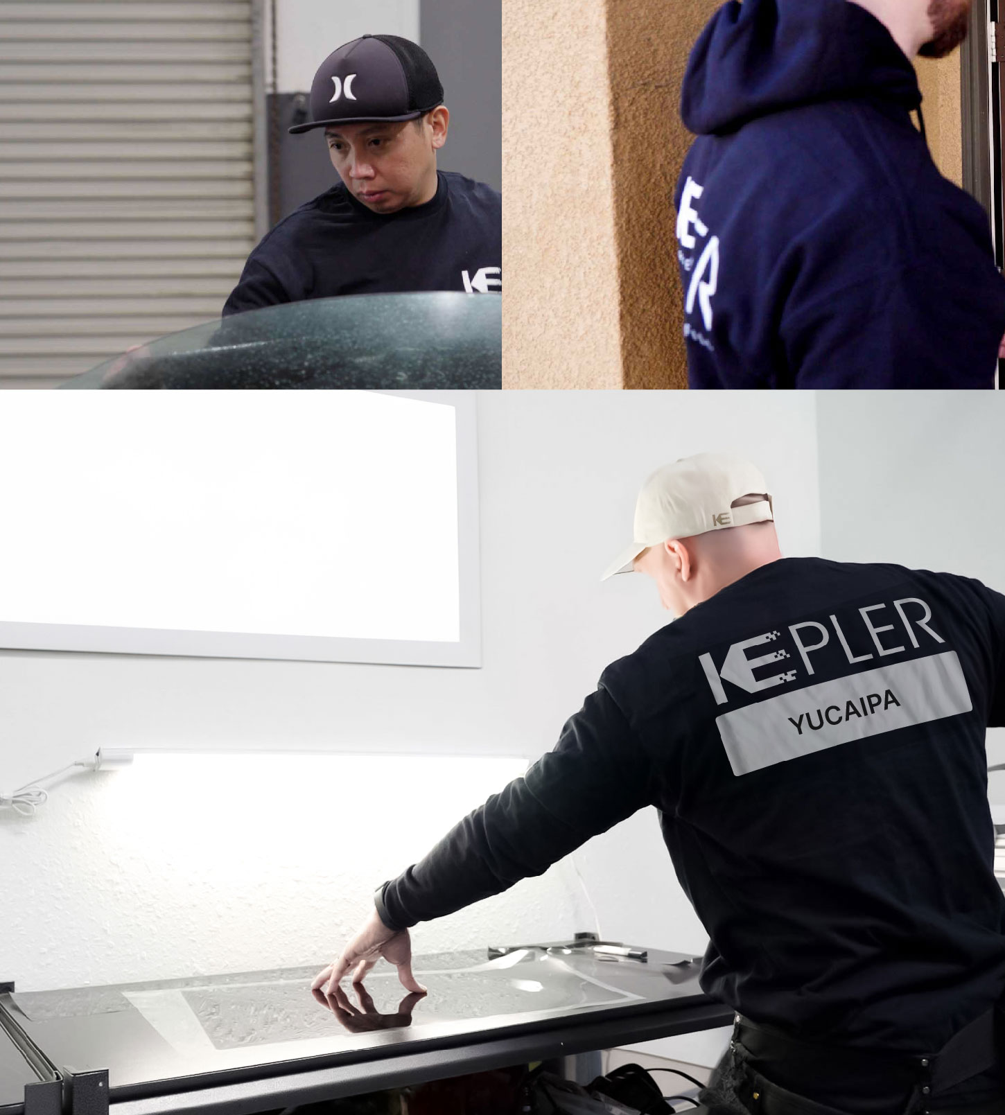 Window Tinting Specialist Cutting Film in Yucaipa, California