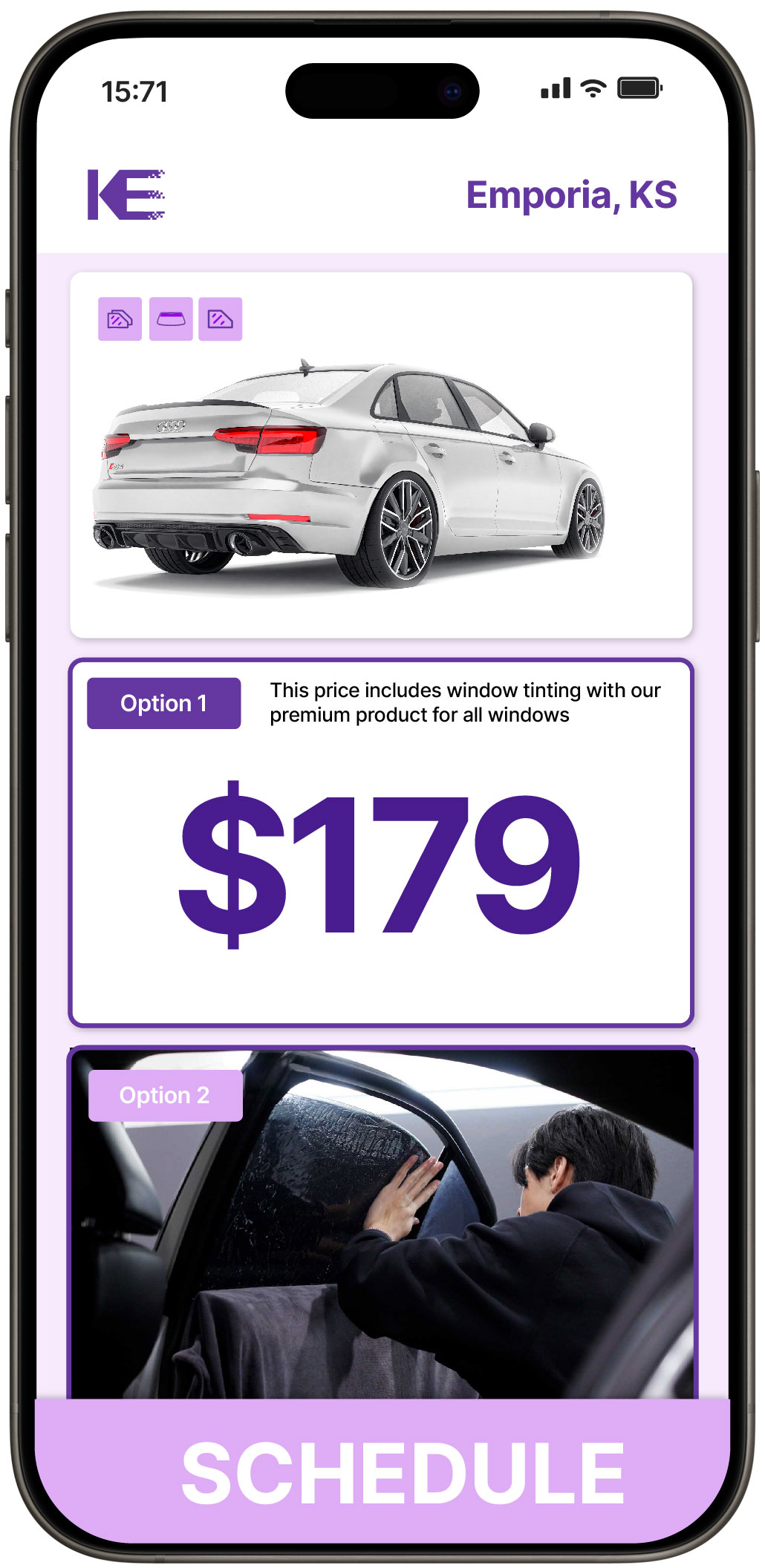 View Competitive Car Window Tinting Costs in Emporia, Kansas