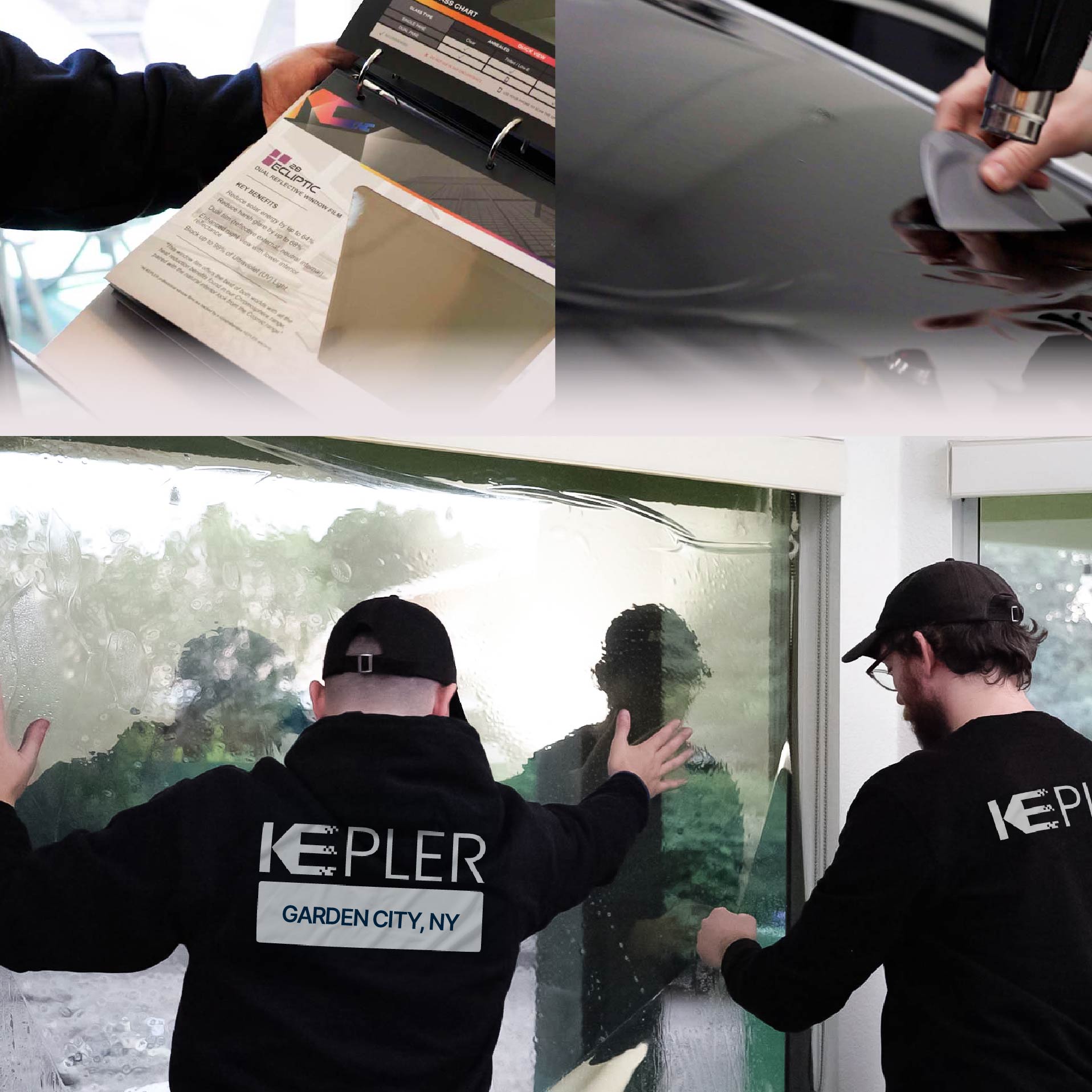 Kepler Specialist Performing Commercial Window Tinting in Garden City Garden City