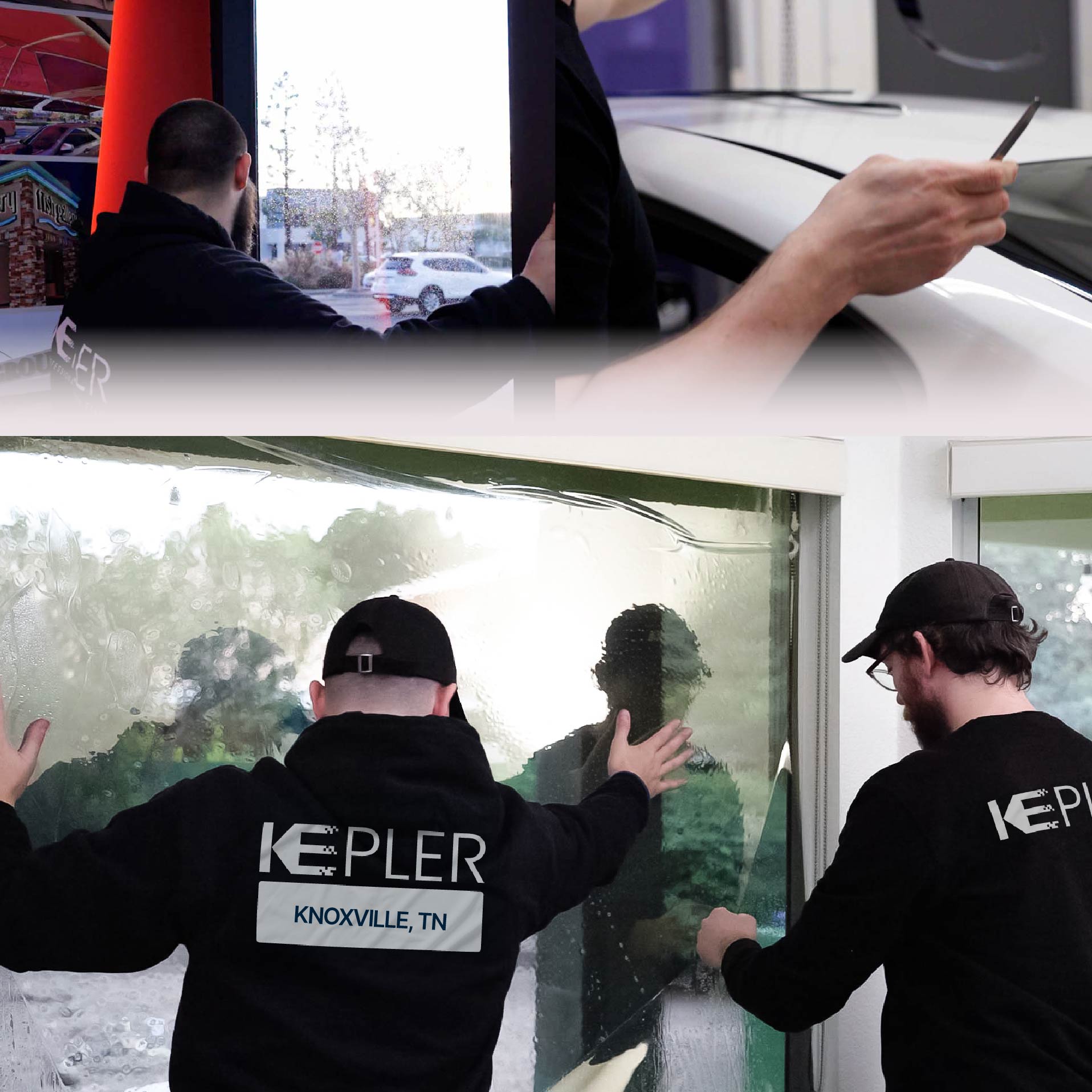 Kepler Specialist Performing Commercial Window Tinting in Knoxville Knoxville