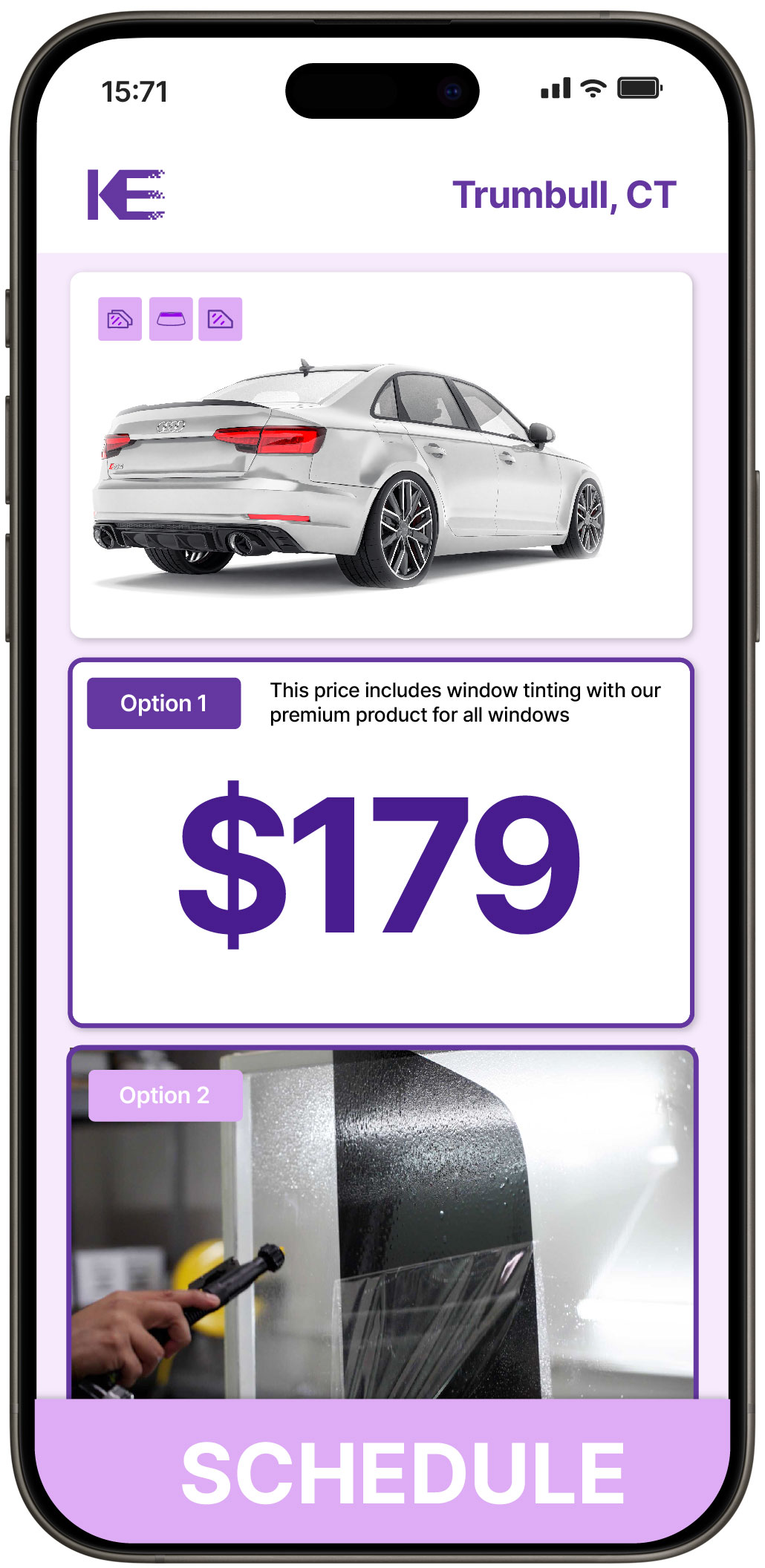 View Affordable Car Window Tinting Prices in Trumbull, Connecticut