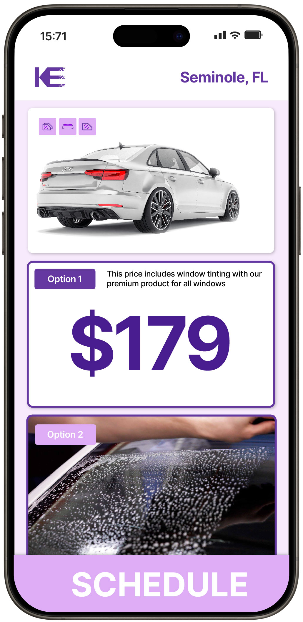 View Competitive Car Window Tinting Prices in Seminole, Florida
