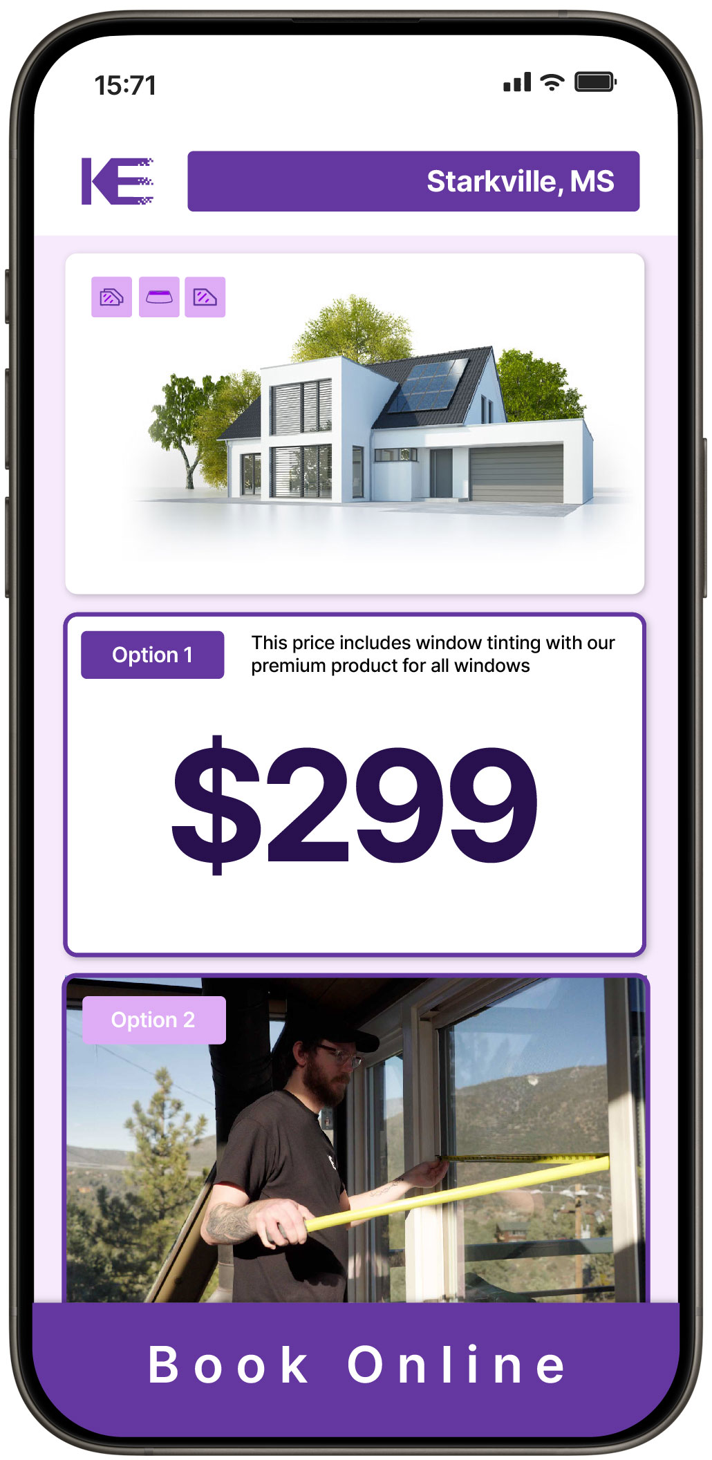 View Competitive Home Window Tinting Costs in Starkville, Mississippi