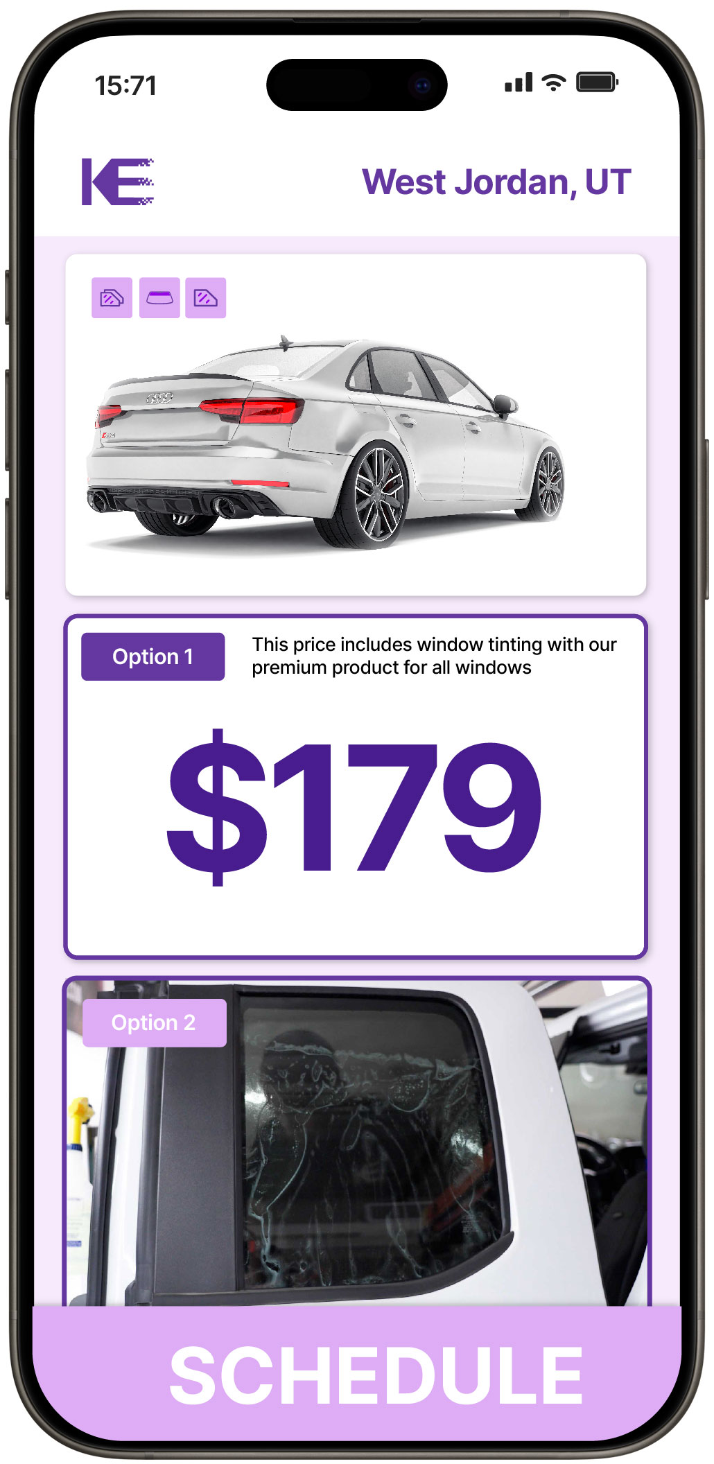 View Competitive Car Window Tinting Prices in West Jordan, Utah