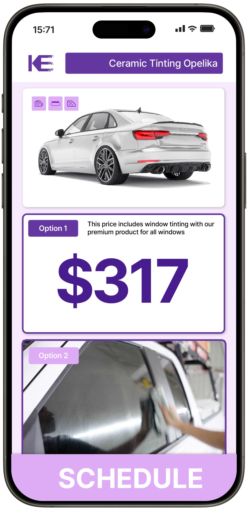 View Competitive Ceramic Window Tinting Rates in Opelika, Alabama