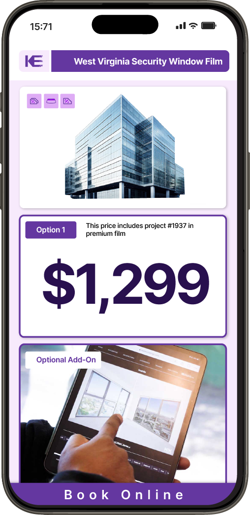 Get Security Window Film Pricing on Your Phone in West Virginia